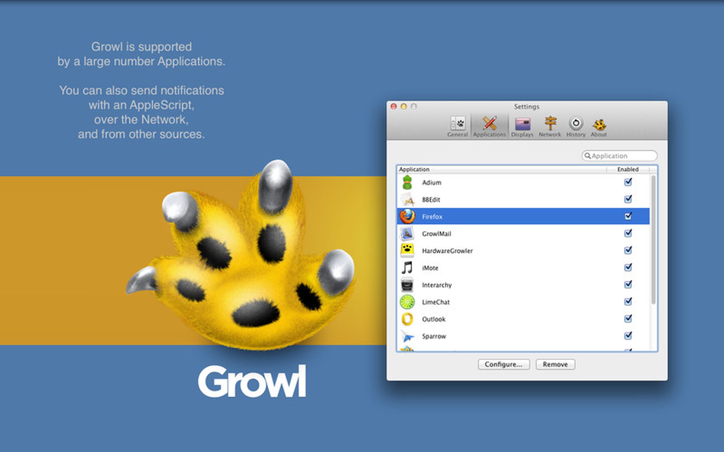 Growl 1.3 for Lion gallery