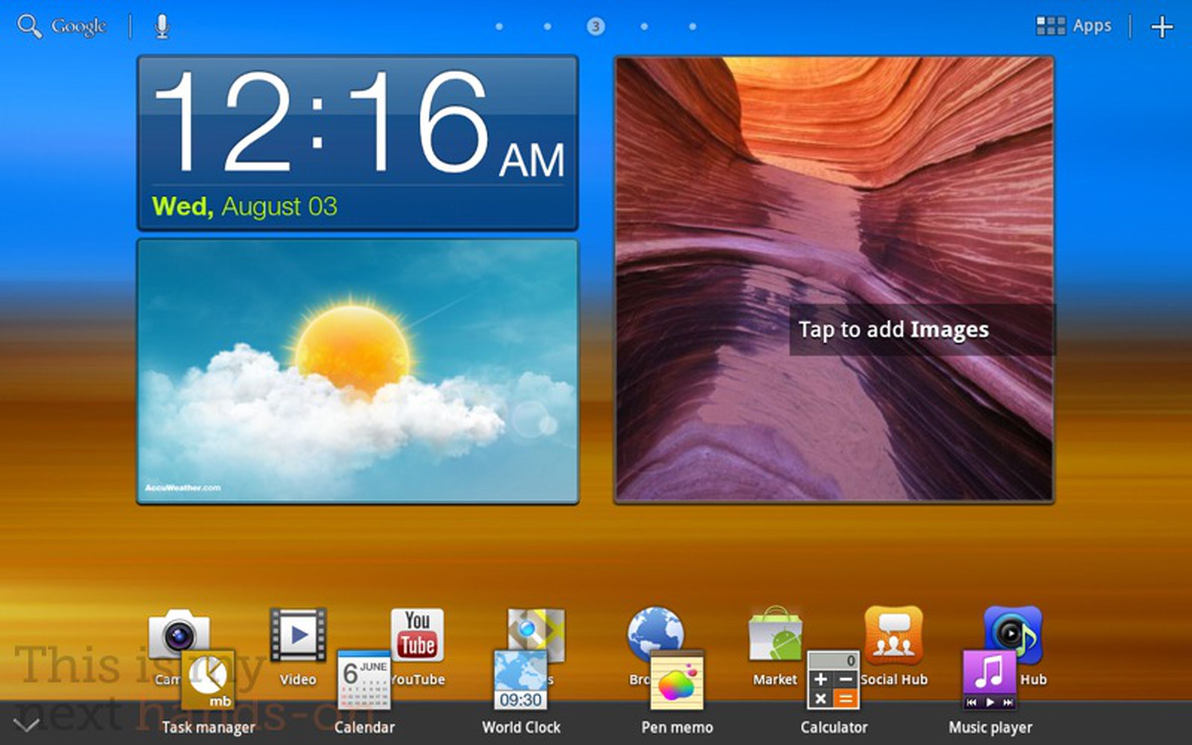 Samsung Galaxy Tab 10.1 TouchWiz UX hands-on (updated with video!)