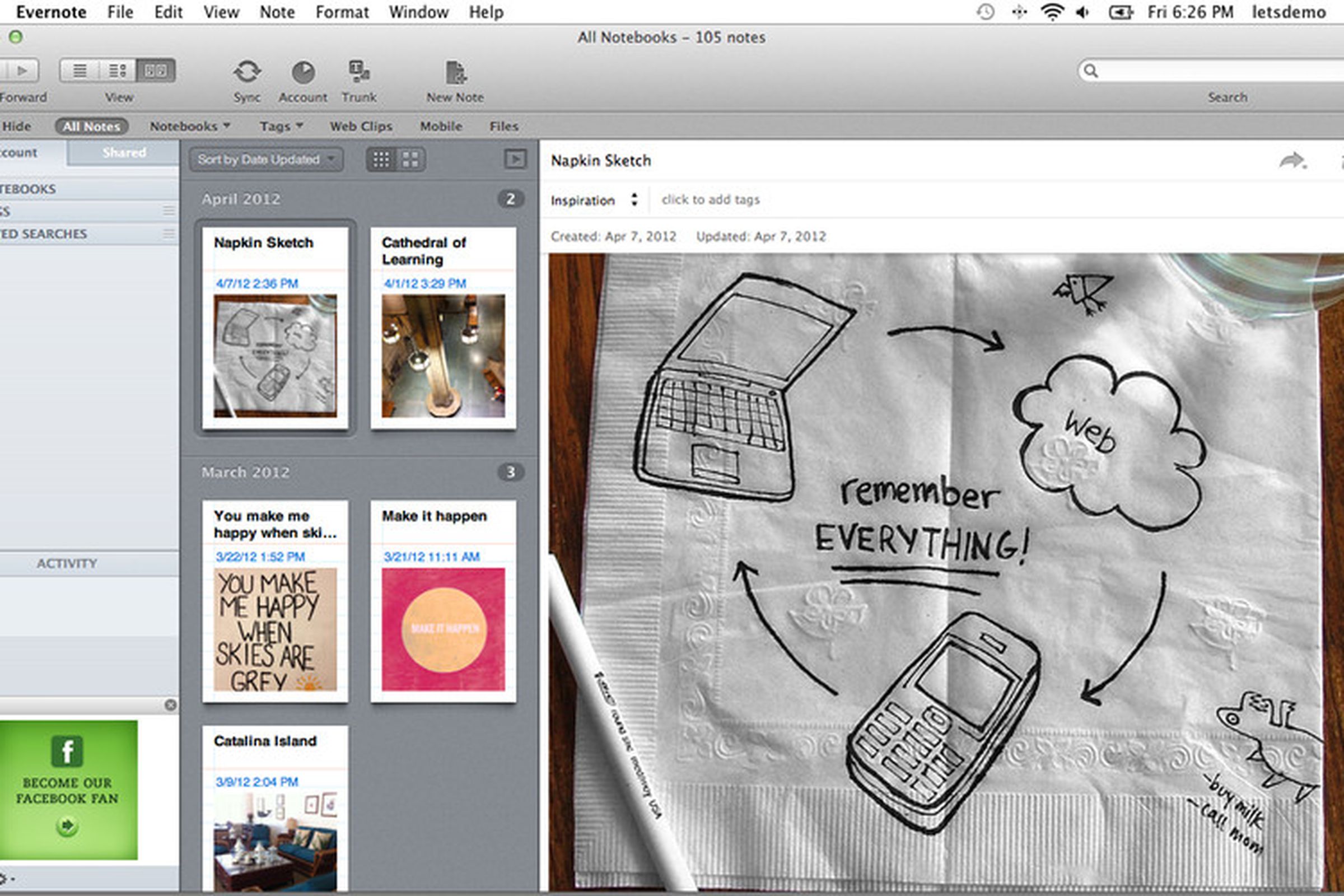 Evernote for Mac 3.1