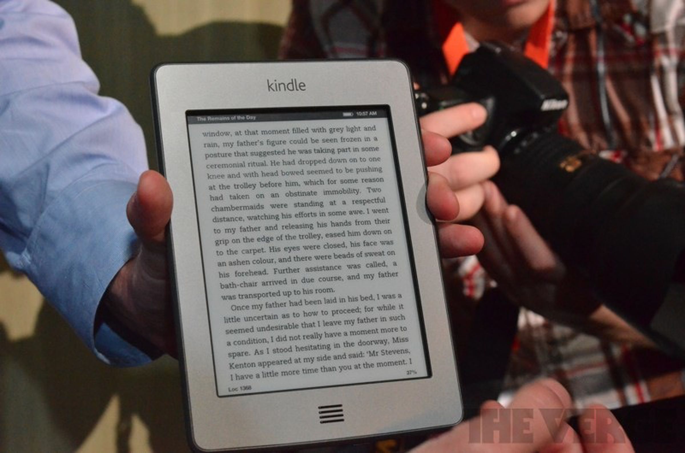 Amazon Kindle Touch hands on pictures
