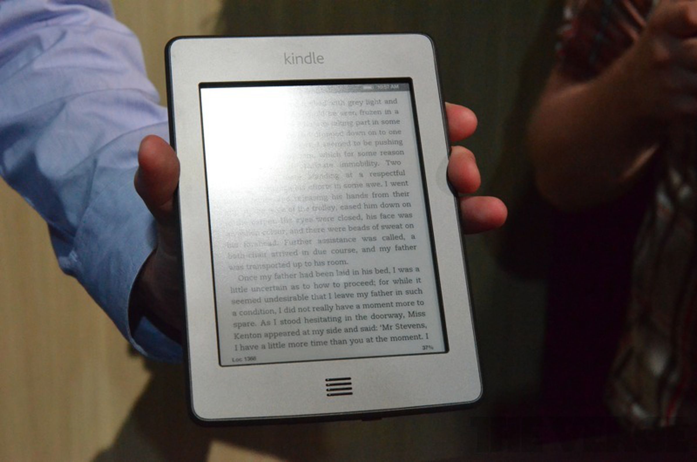 Amazon Kindle Touch hands on pictures