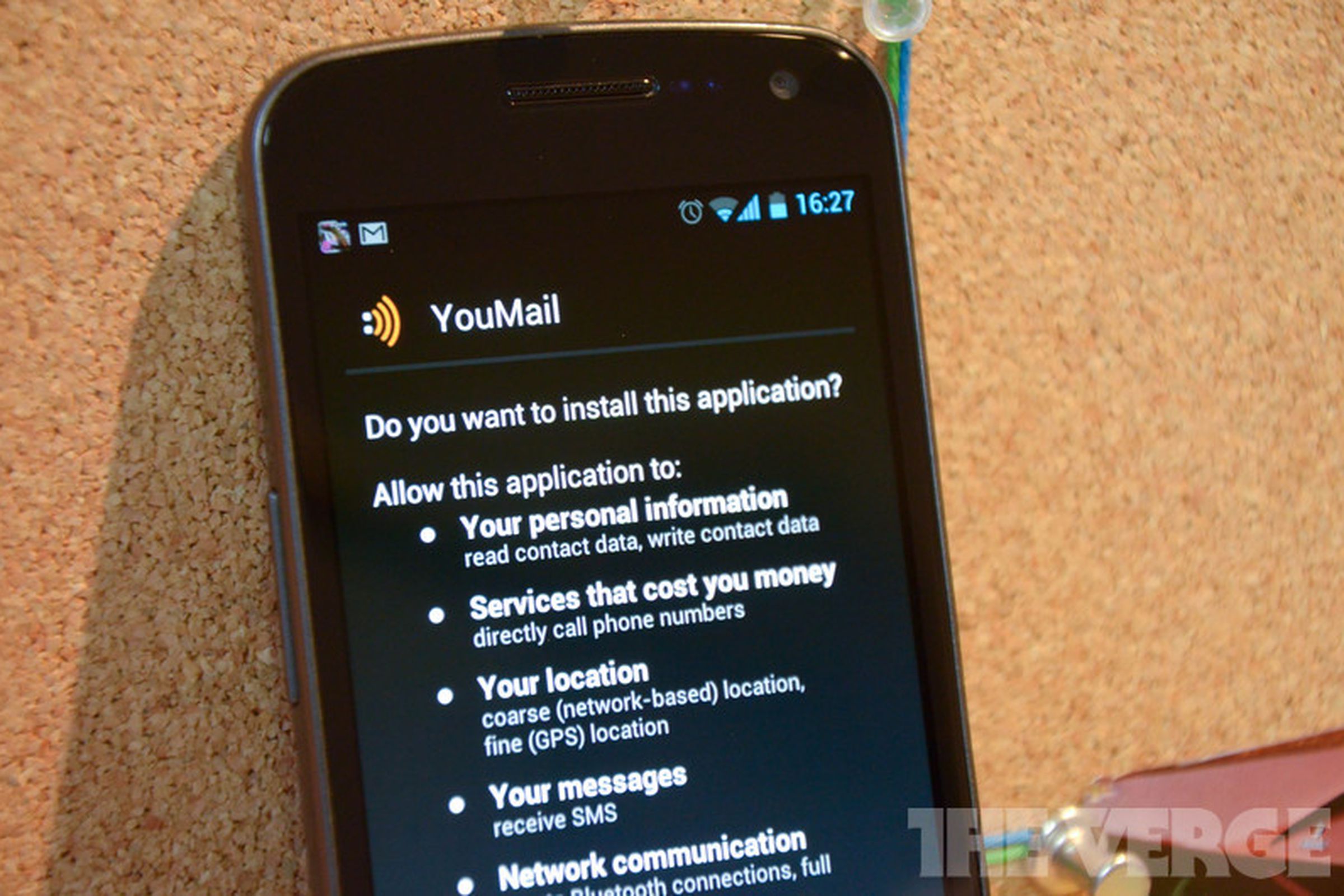 YouMail Permissions Android