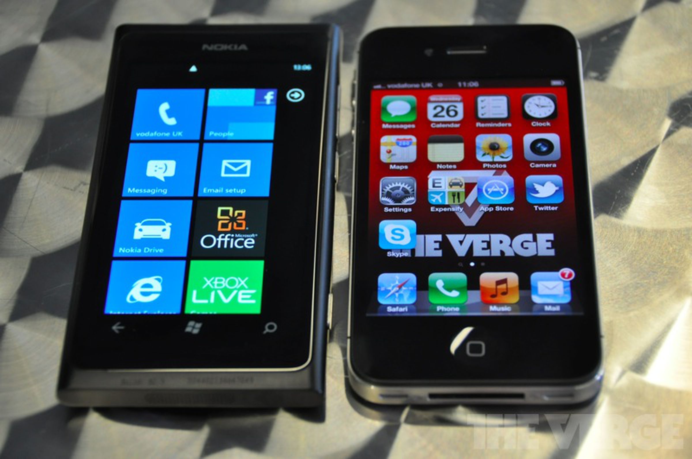 Nokia Lumia 800 vs iPhone 4S and HTC Titan photo gallery
