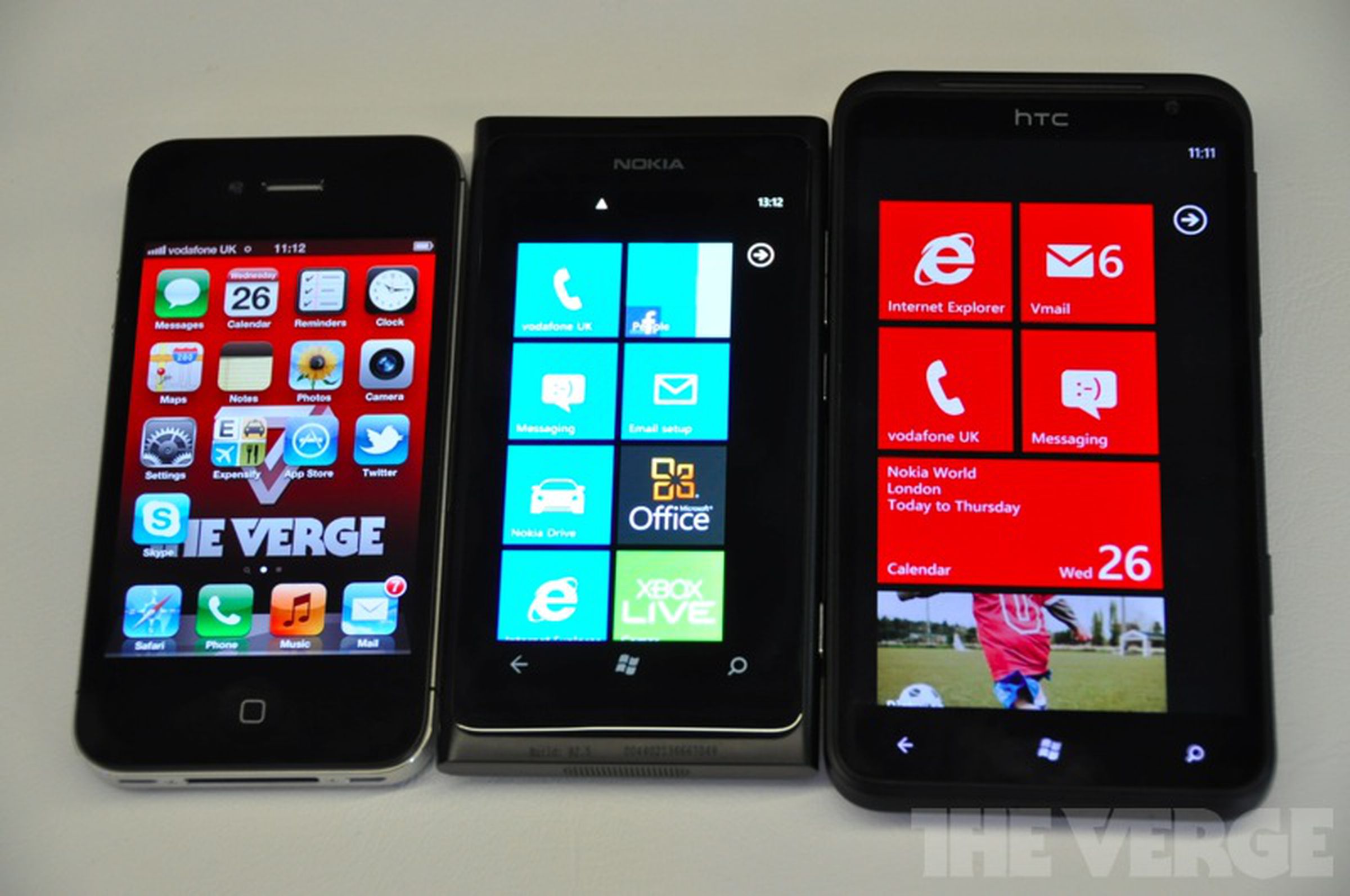 Nokia Lumia 800 vs iPhone 4S and HTC Titan photo gallery