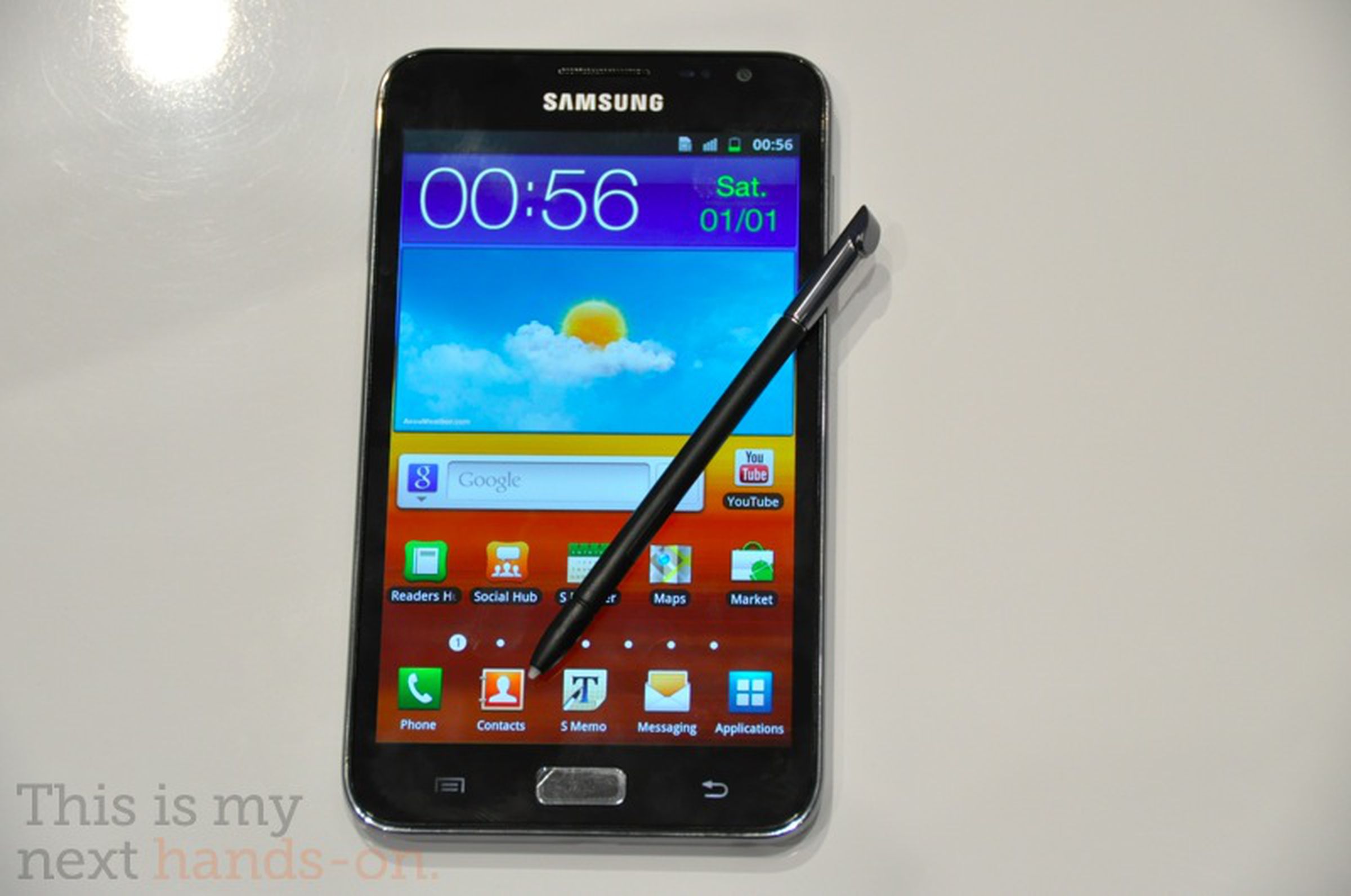 Samsung Galaxy Note hands-on photos