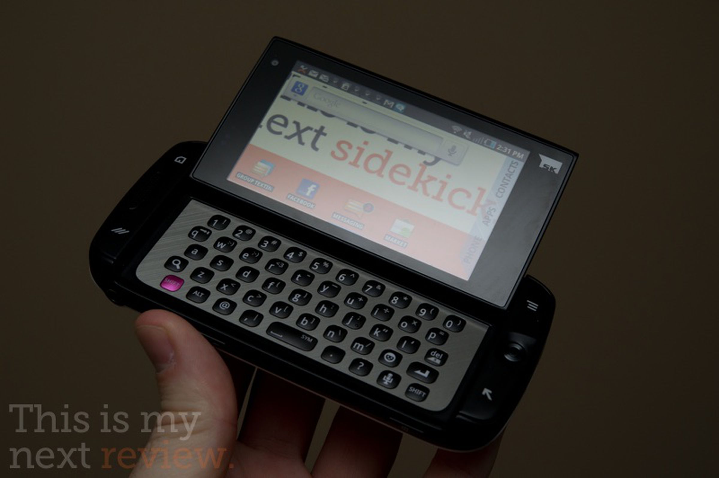 T-Mobile Sidekick 4G review pictures