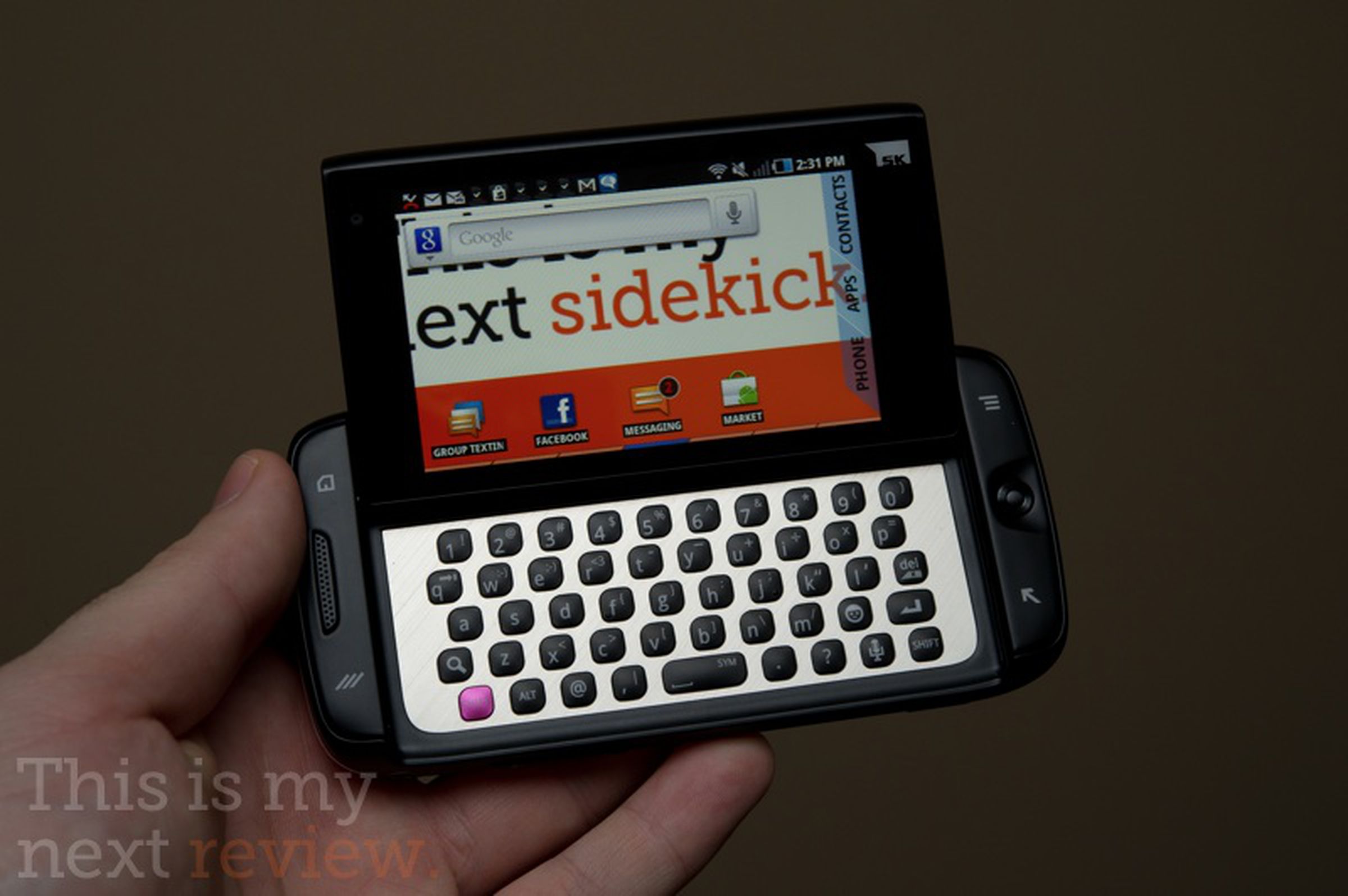 T-Mobile Sidekick 4G review pictures