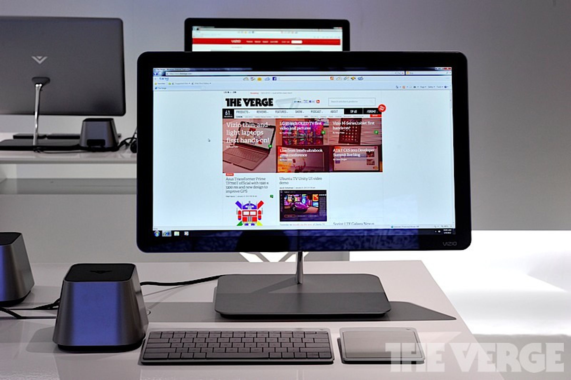 Vizio all-in-one PC hands-on pictures