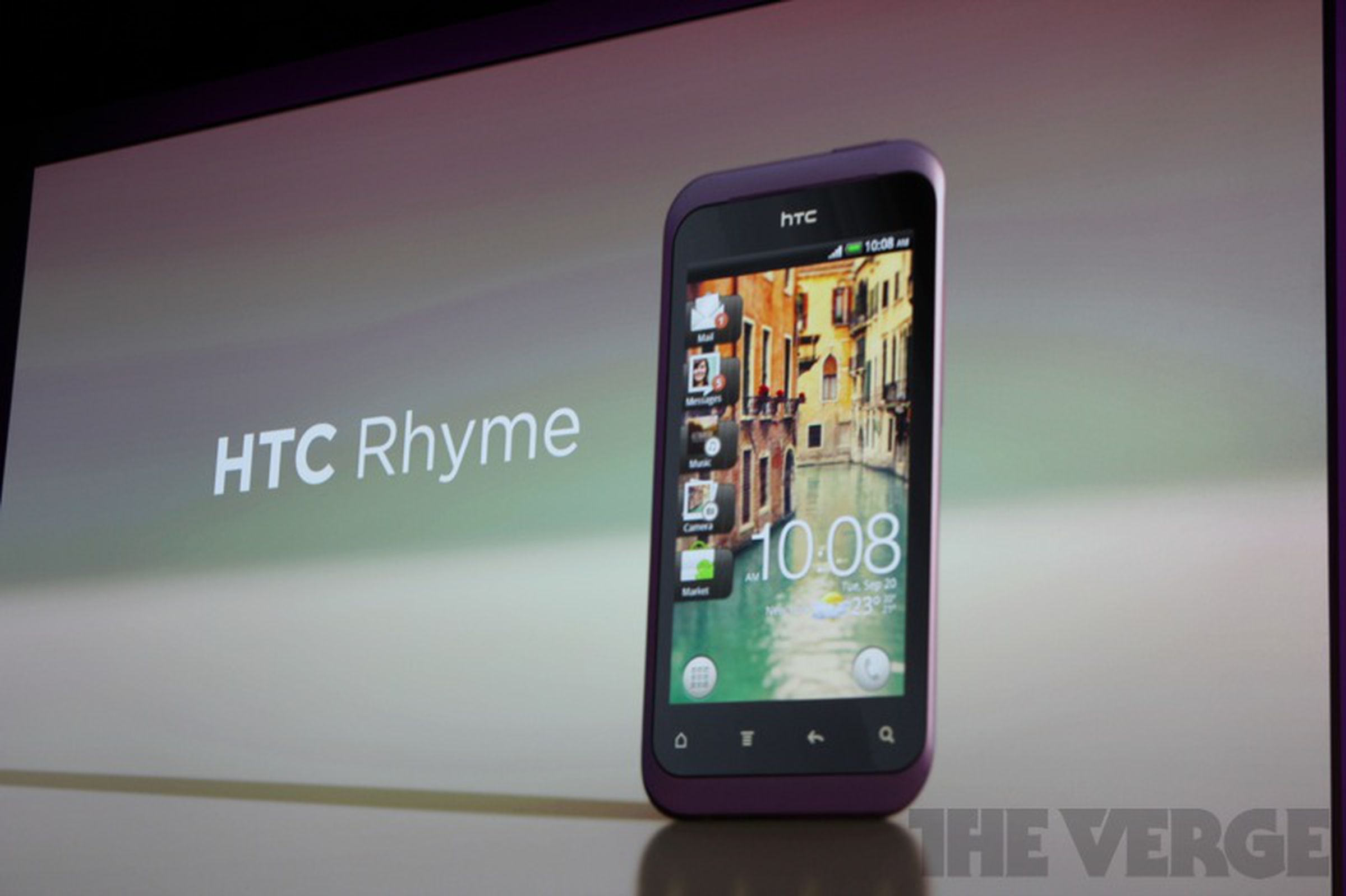HTC Rhyme event and press shots