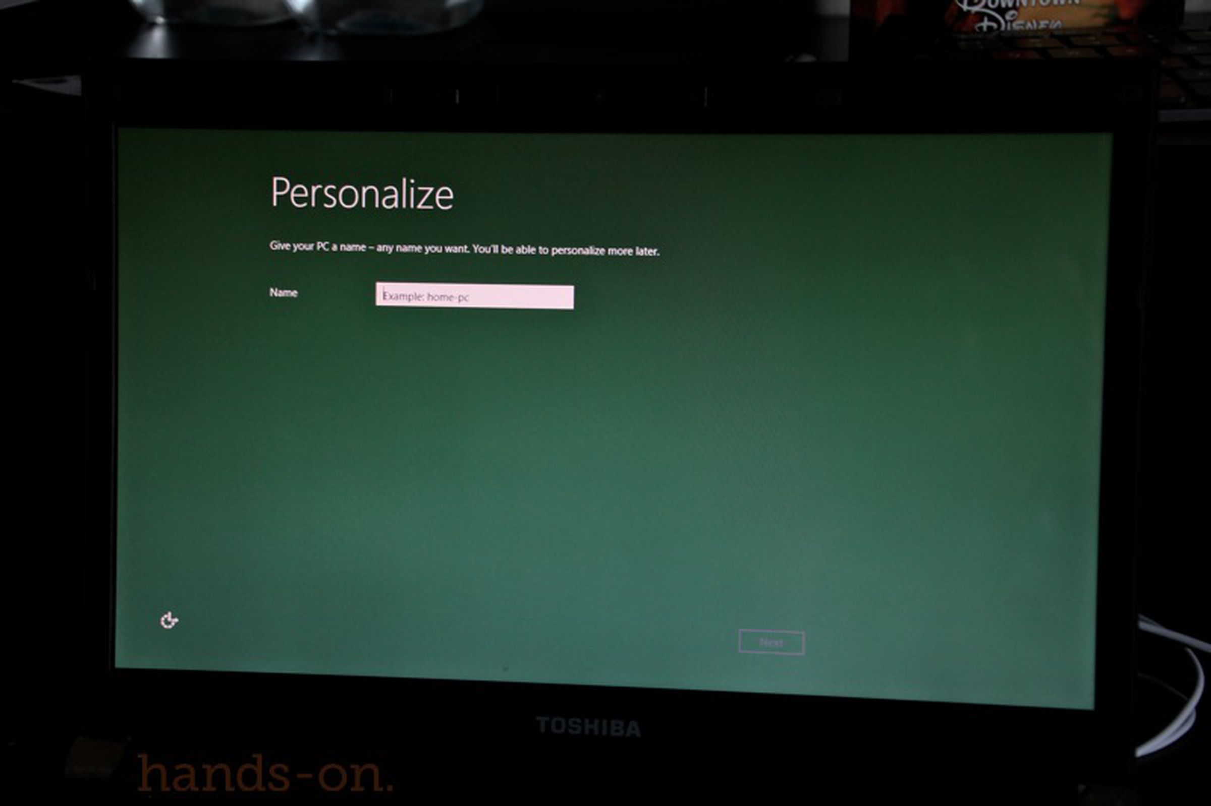 Windows 8 on a laptop hands-on photos