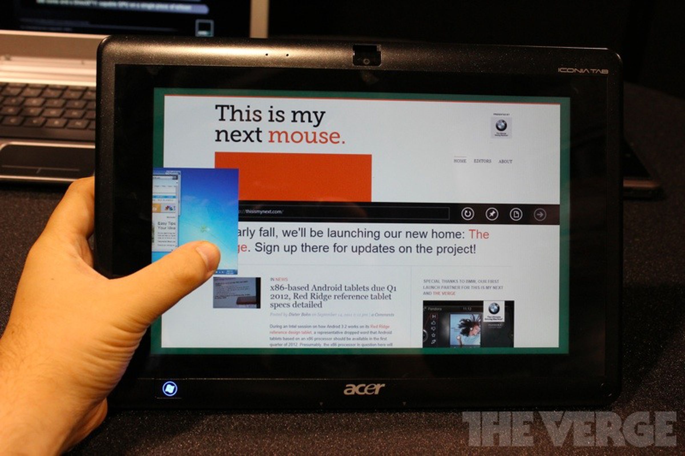 Windows 8 on AMD Fusion tablets hands-on photos