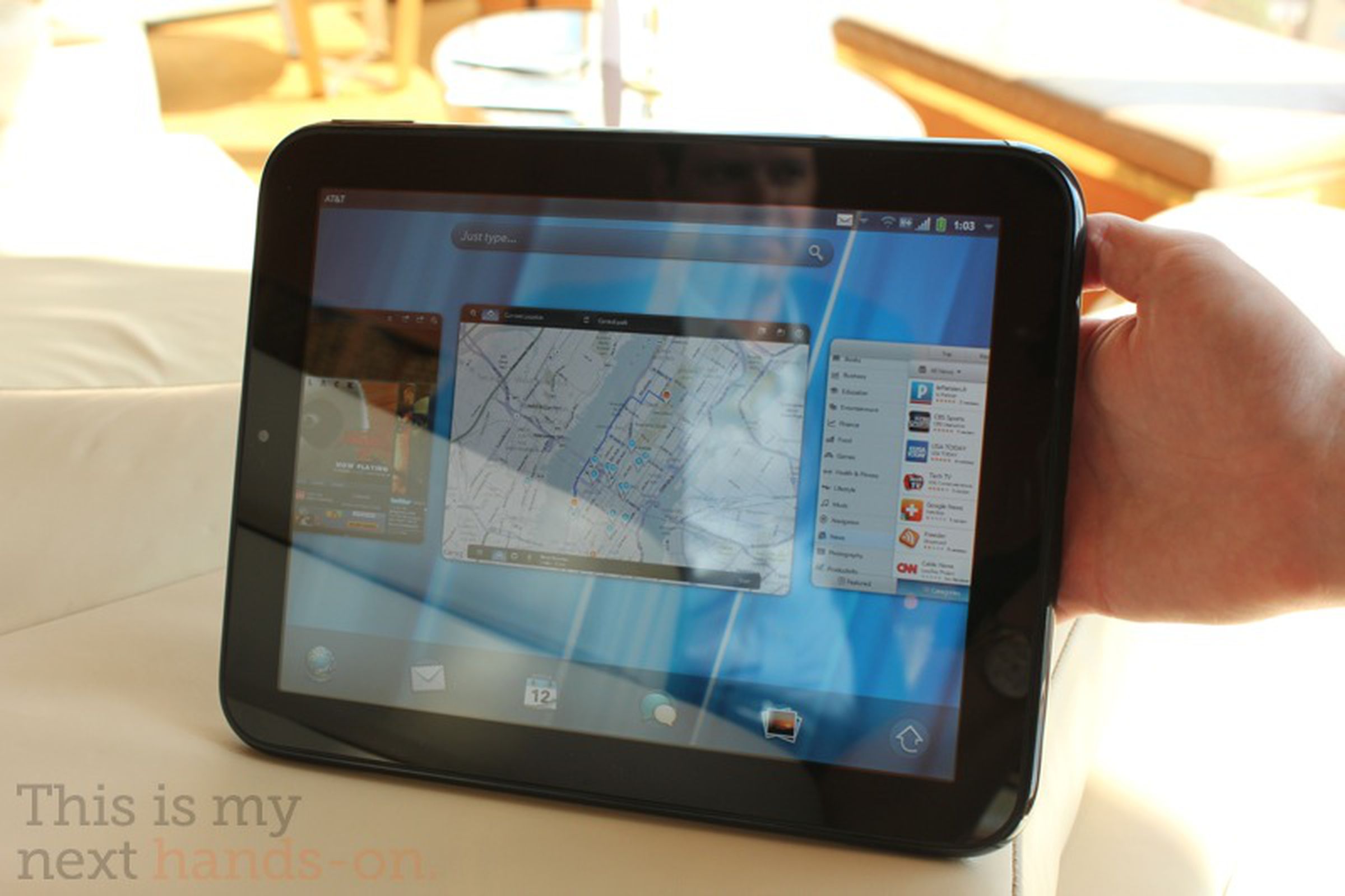 HP TouchPad 4G for AT&T hands-on pictures