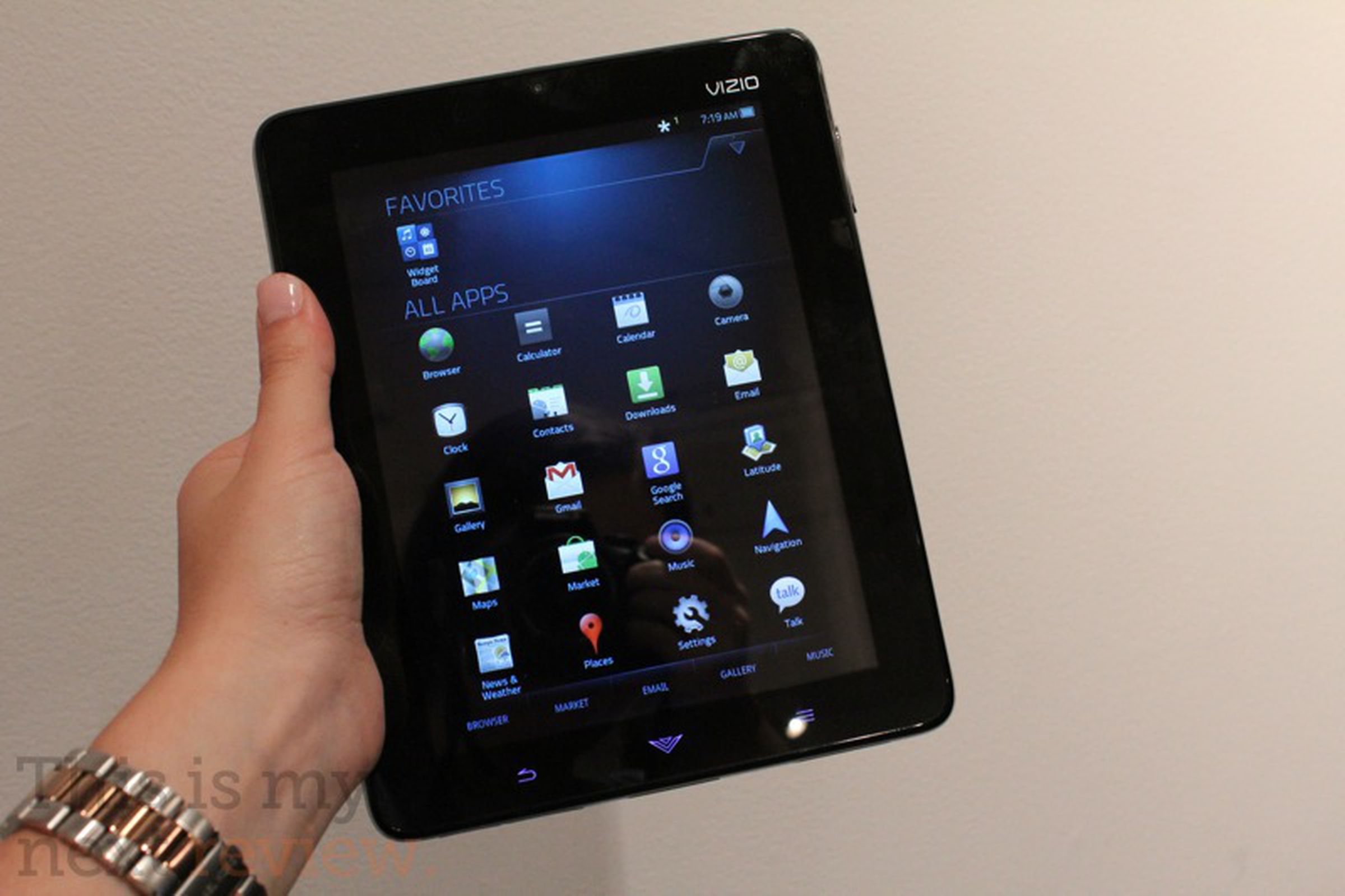 Vizio Tablet hands-on