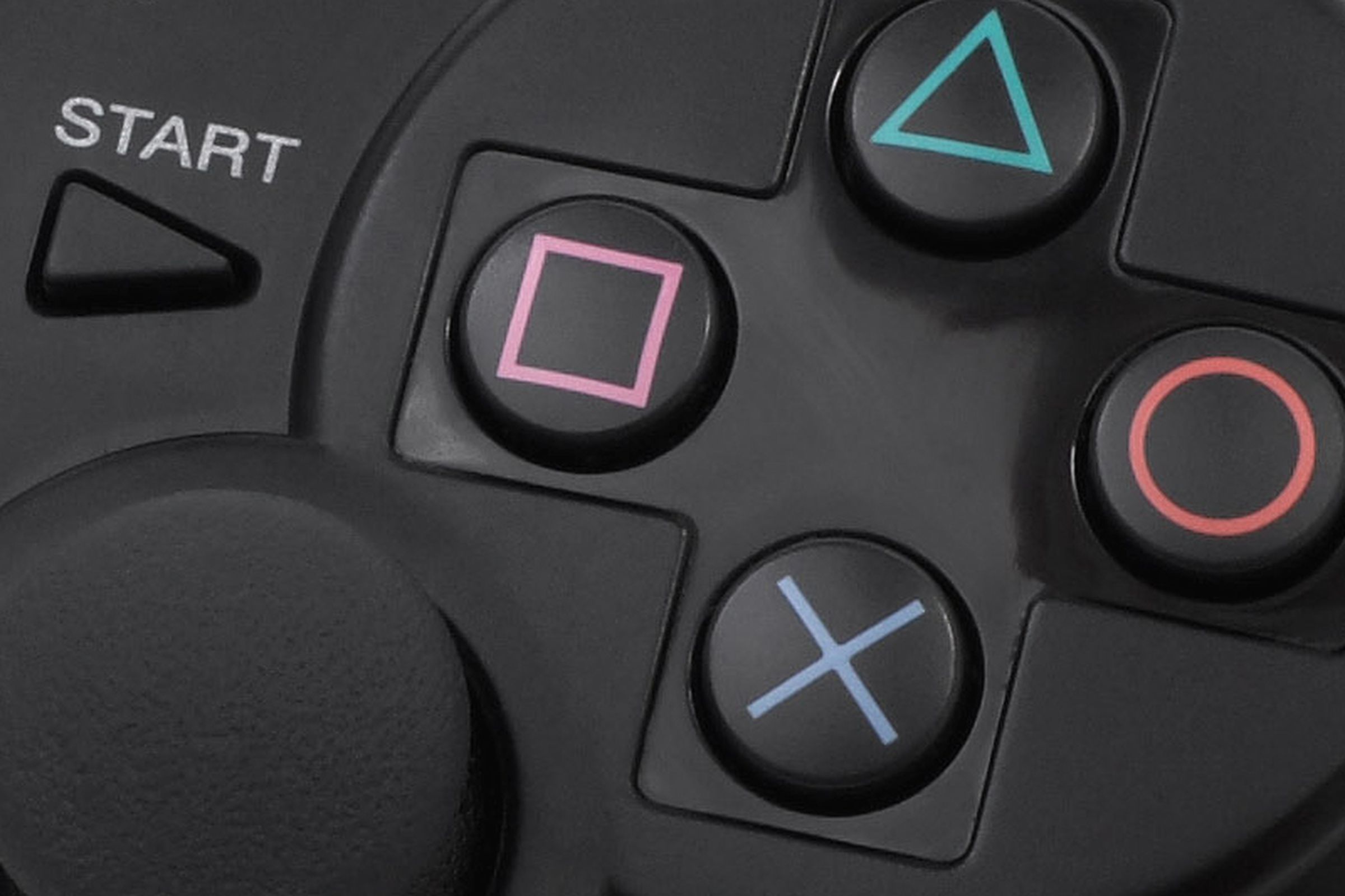 PS3 dualshock controller close-up