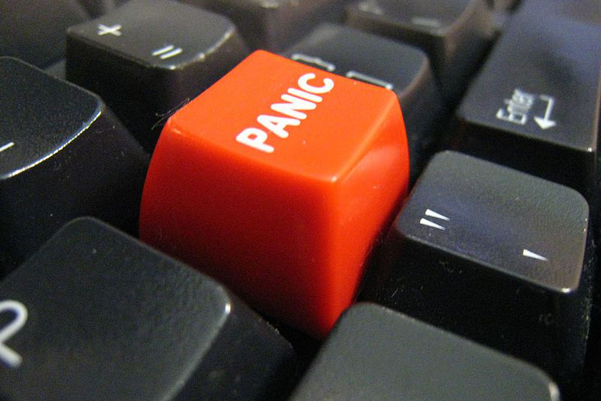Panic button (flickr attribution)