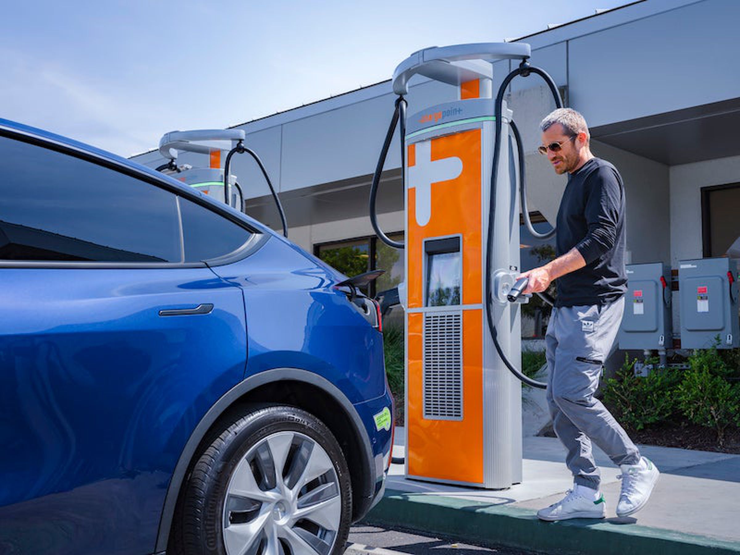 ChargePoint stations will be getting Tesla NACS plugs soon.