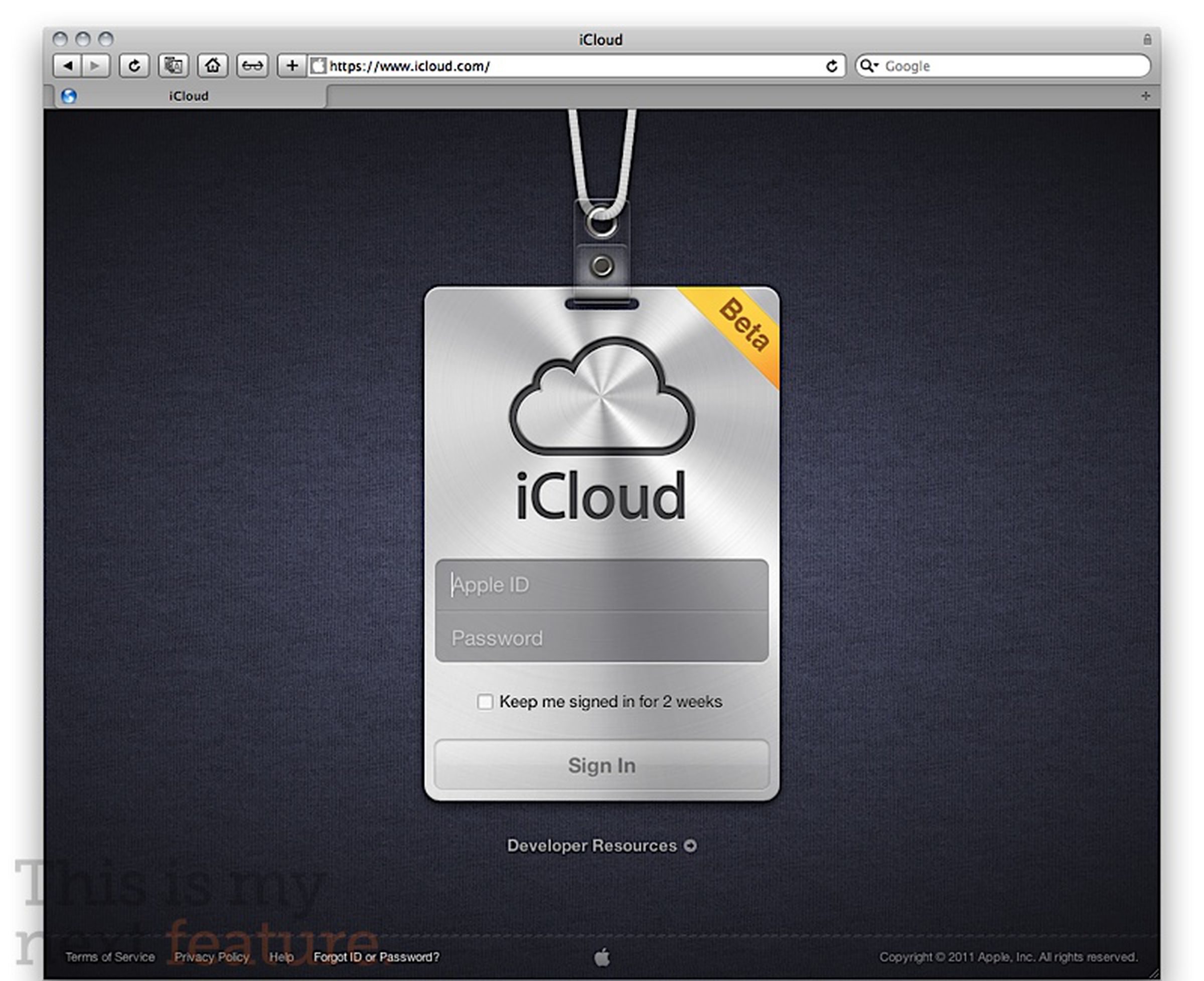 iCloud Beta goes live for a lucky, random few