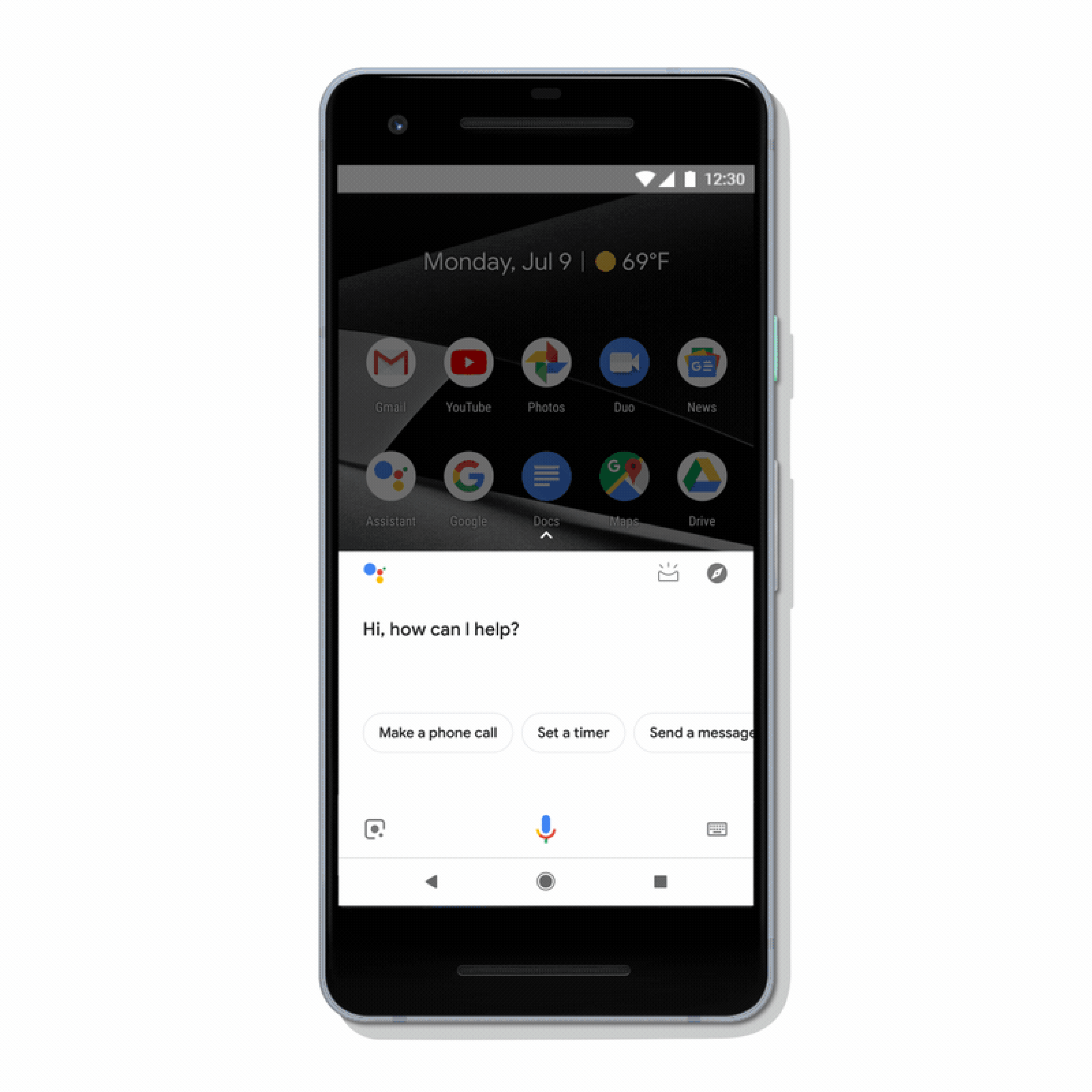 You’ll also now be able to swipe up from the Assistant on Android to get an overview of your day and recent voice interactions.