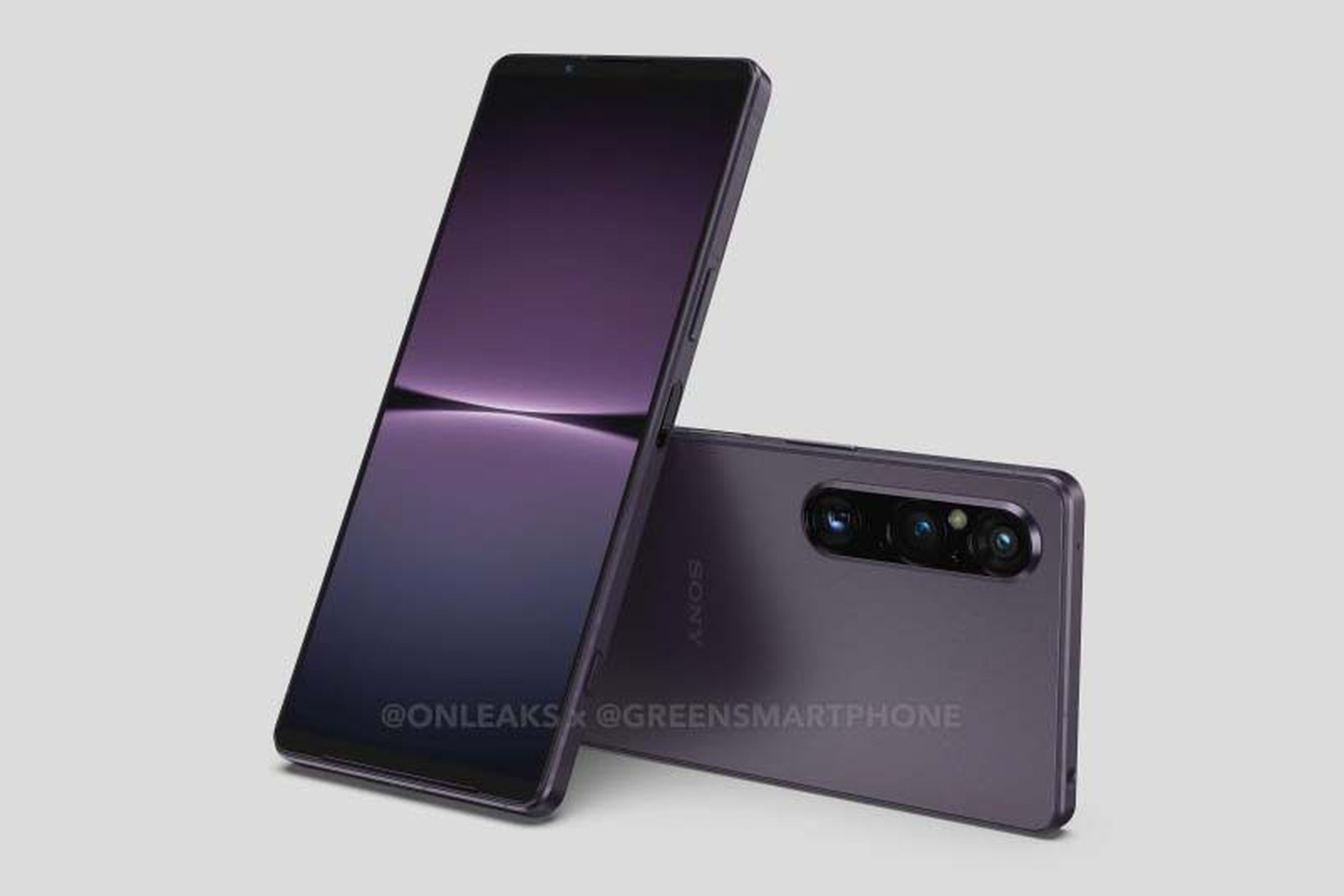 Unofficial renders of the Xperia 1 V,