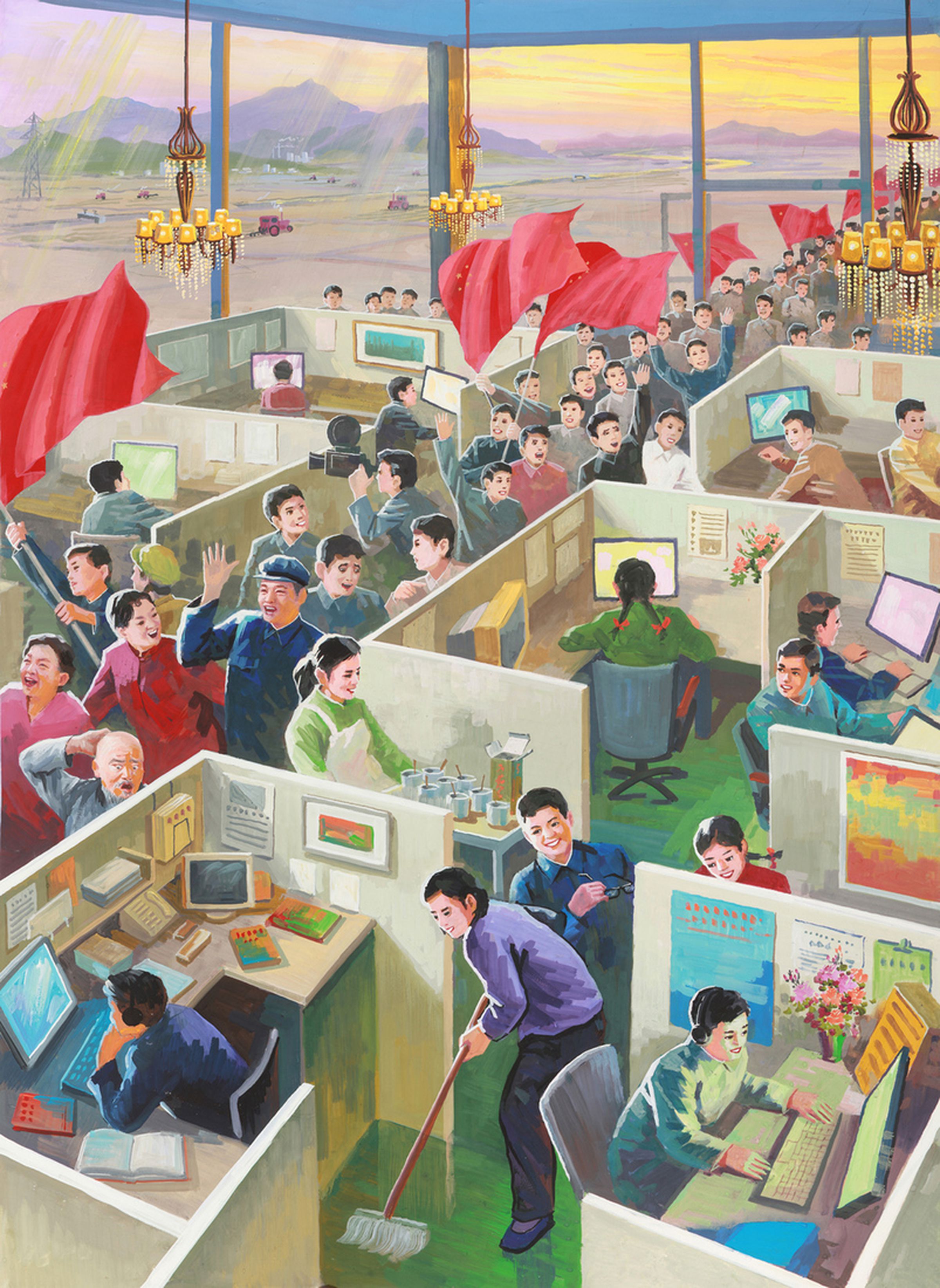 The Beautiful Future imagined Chinese propaganda posters