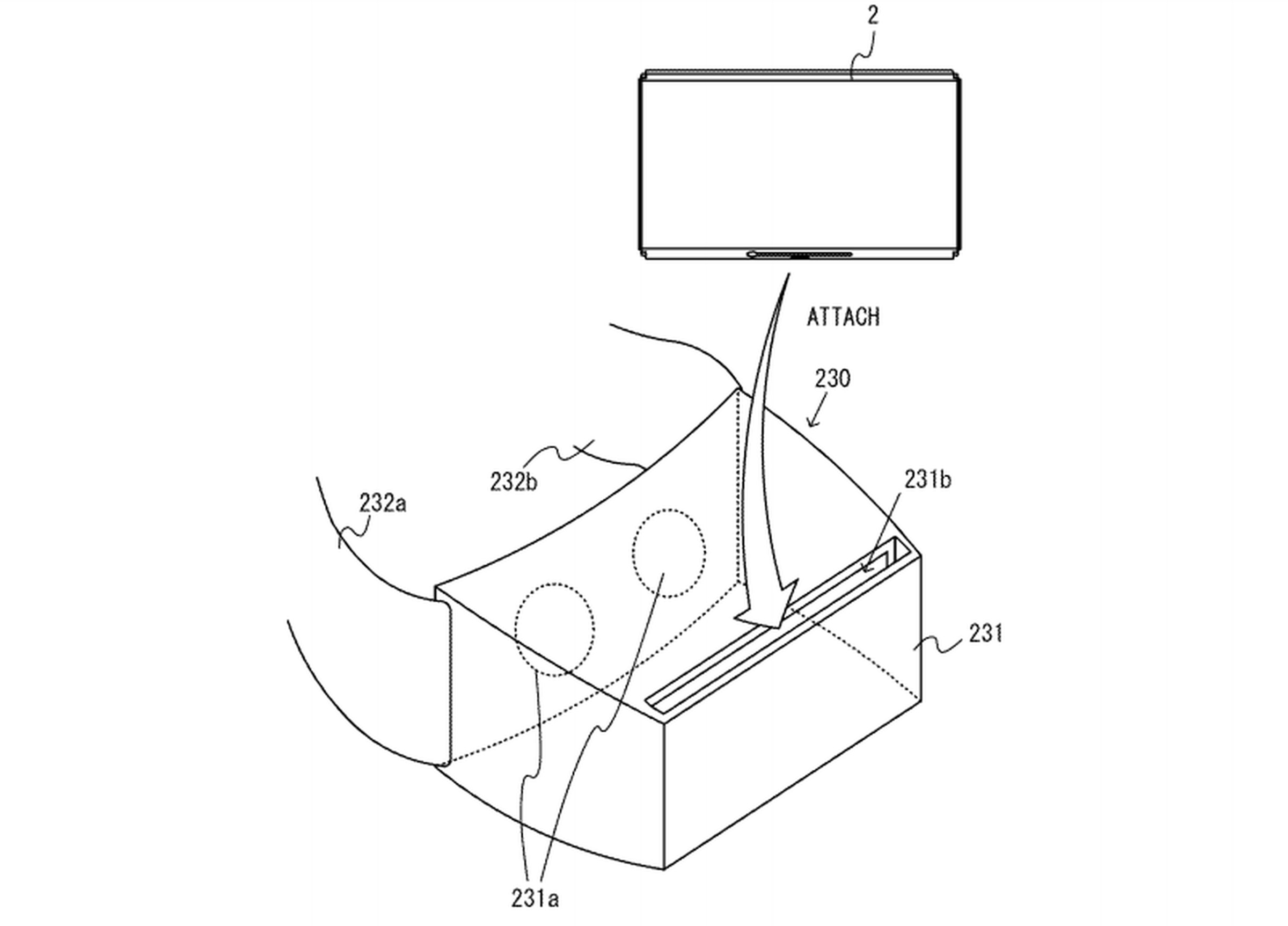 Nintendo Switch VR headset patent