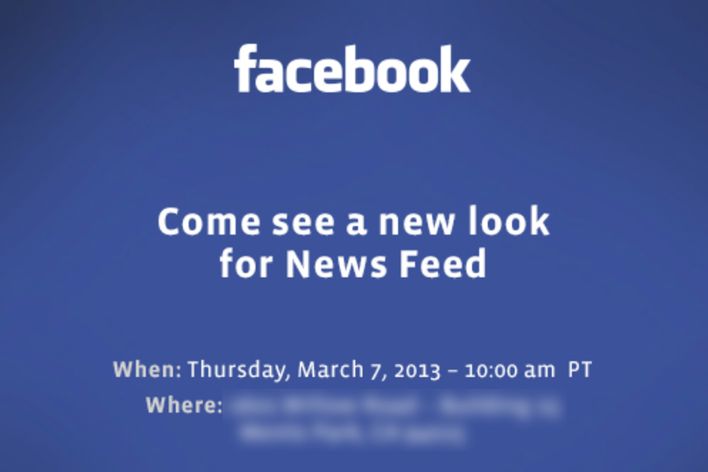fb new newsfeed invite