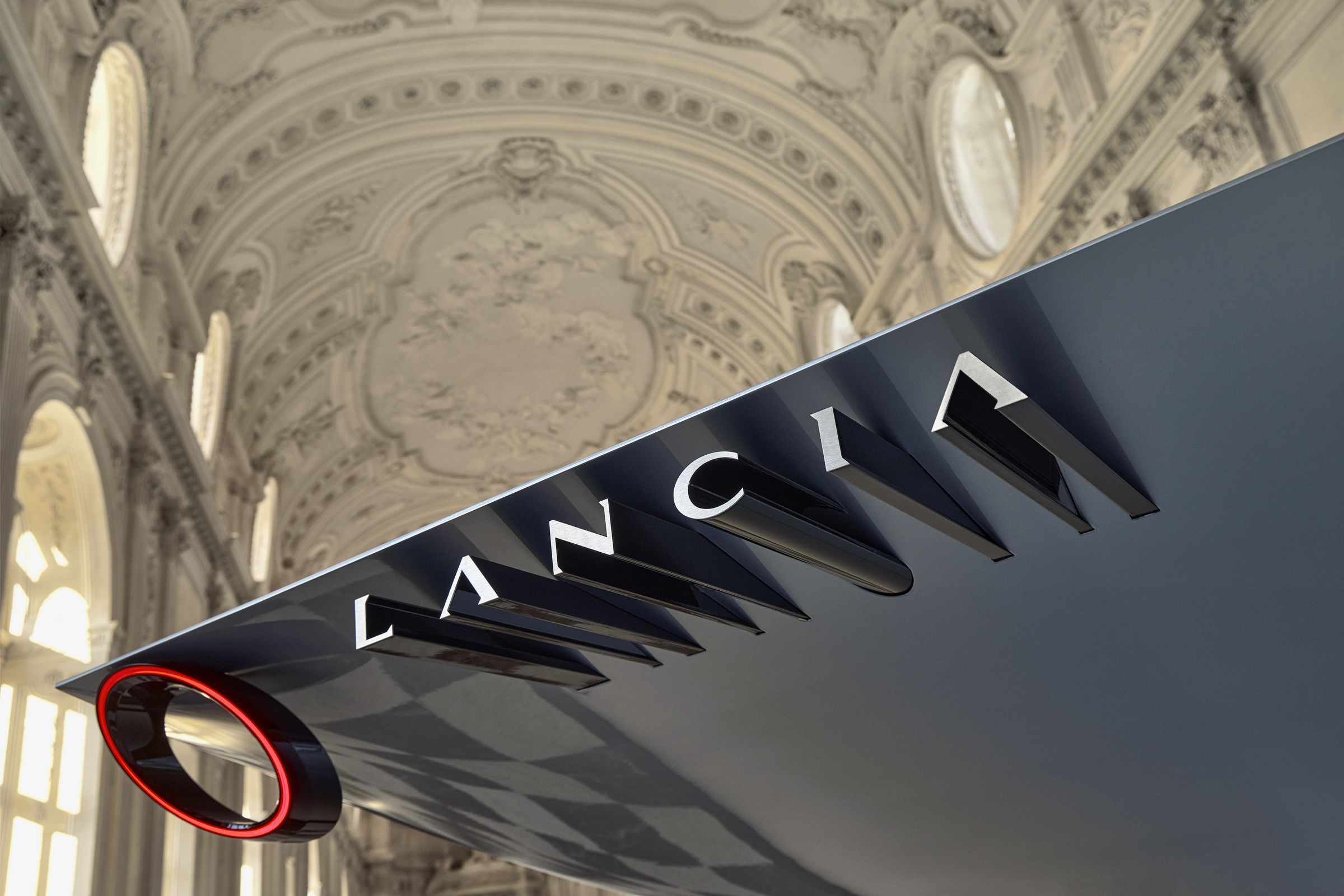 Lancia’s new wordmark.