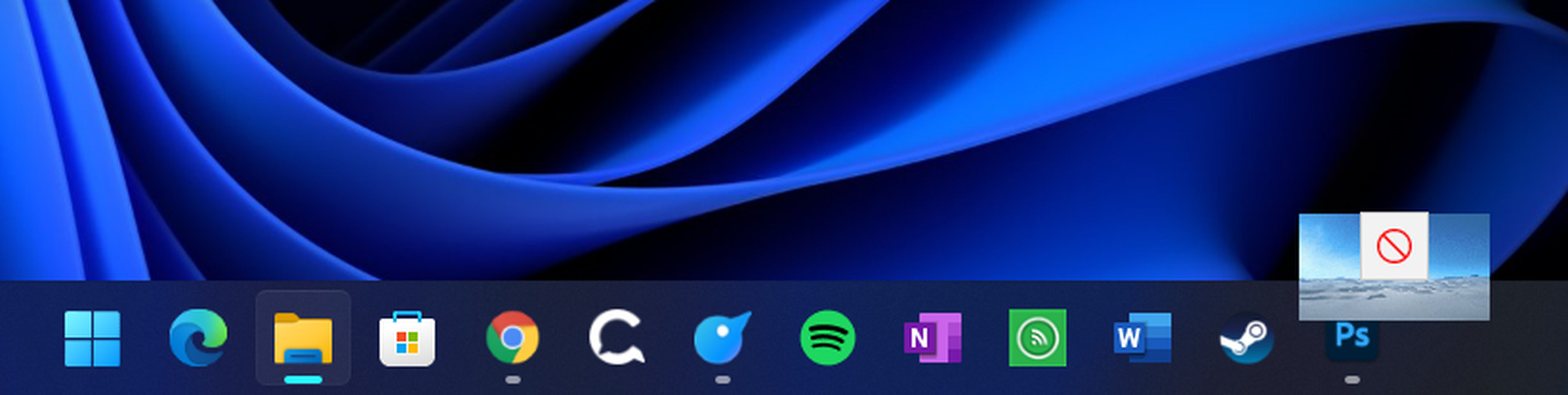No more dragging and dropping on the taskbar.