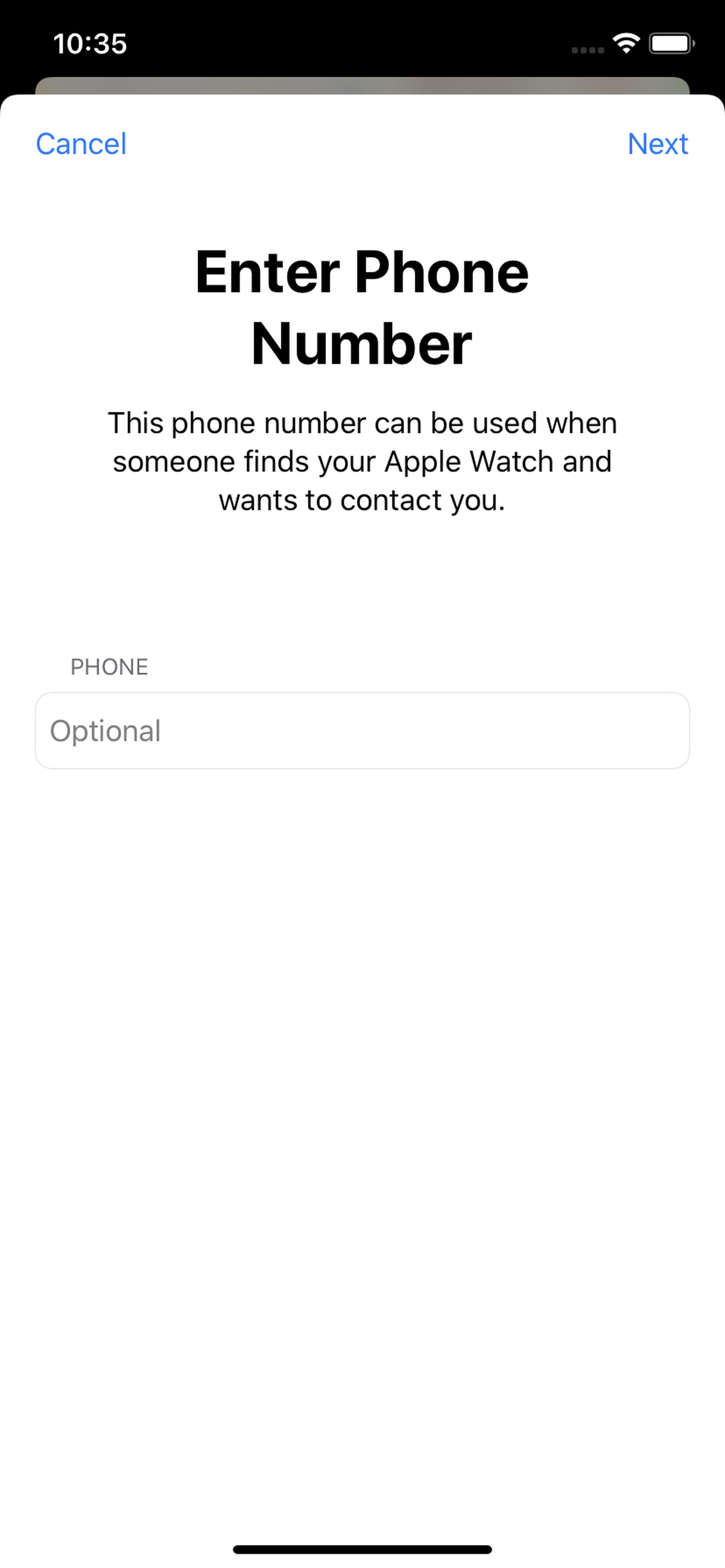Lost Apple Watch