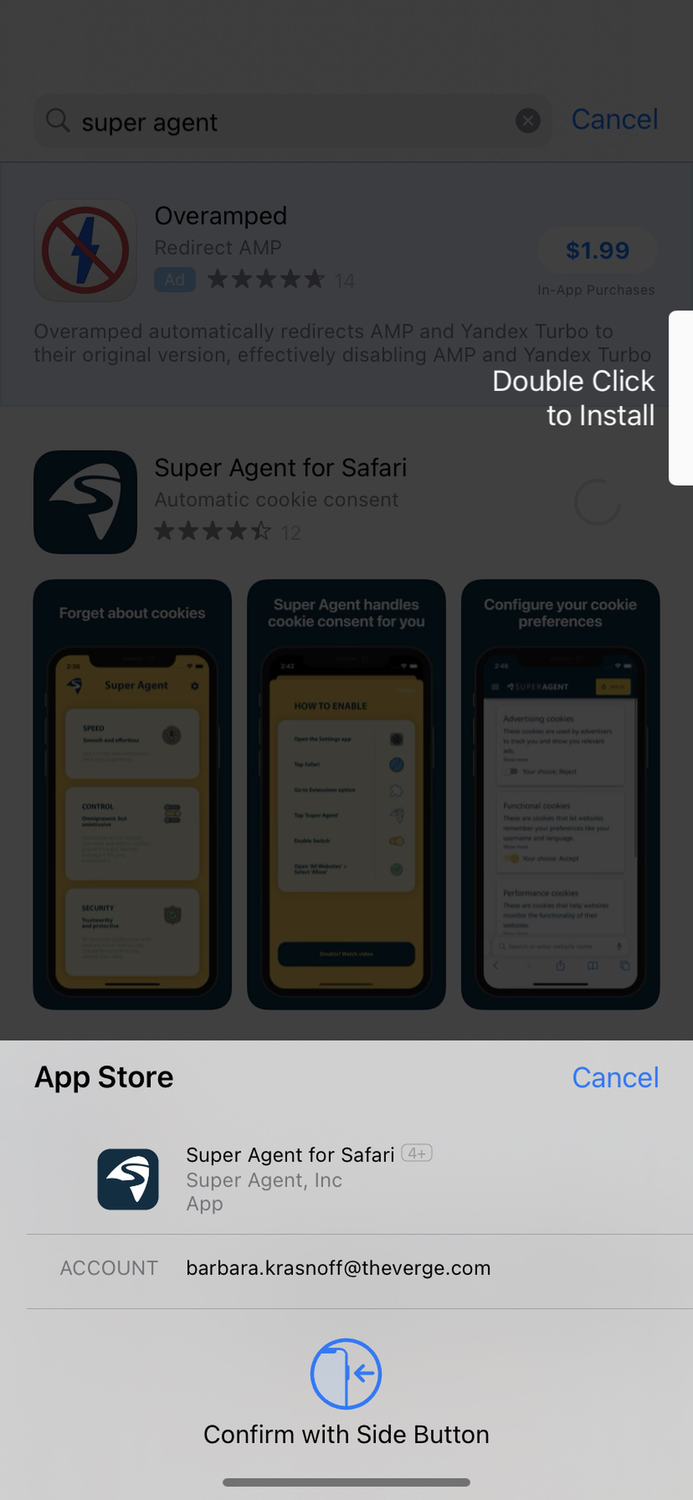 It’s simple to install a new extension from the App Store.