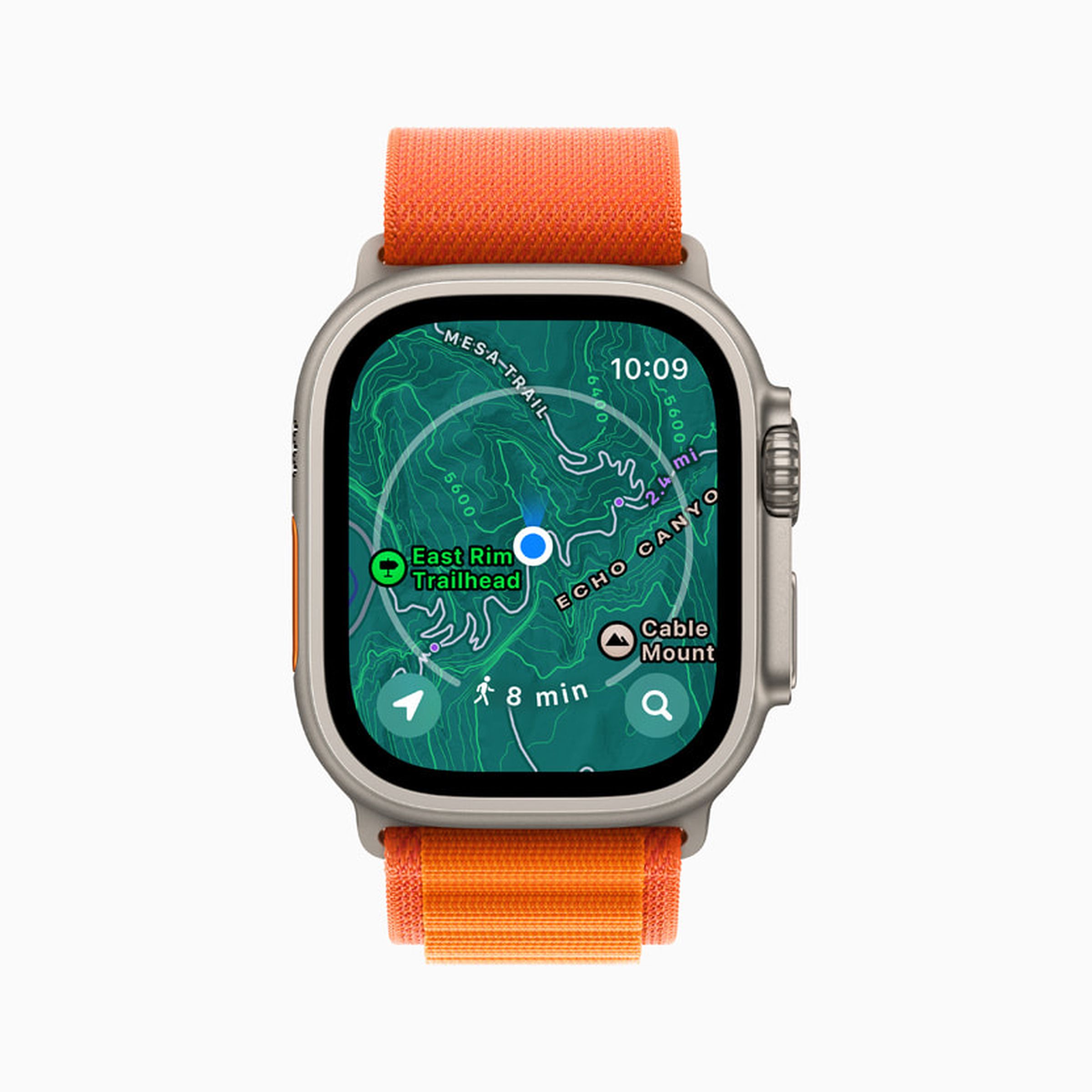 US users will also be able to access topographical maps in watchOS 10.