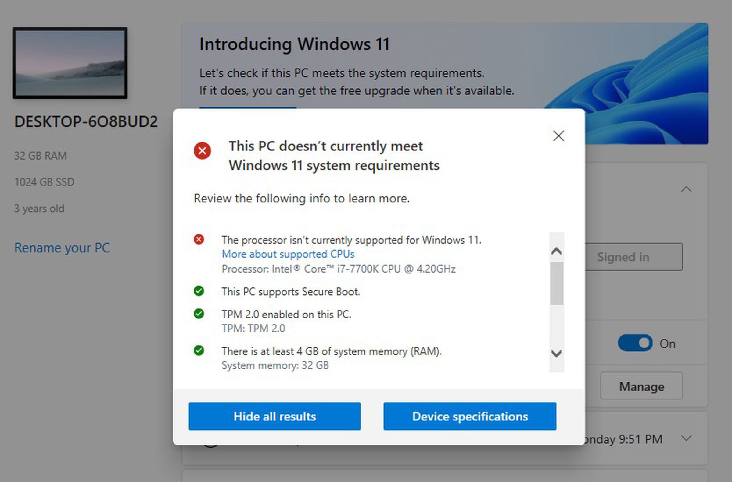 Can My PC Get Windows 11?
