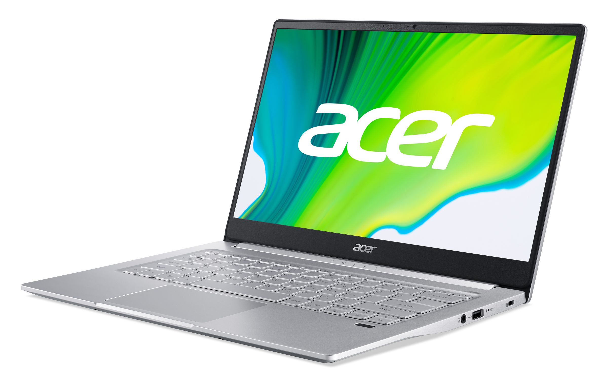 The Acer Swift 3 SF314-59 from the left side.