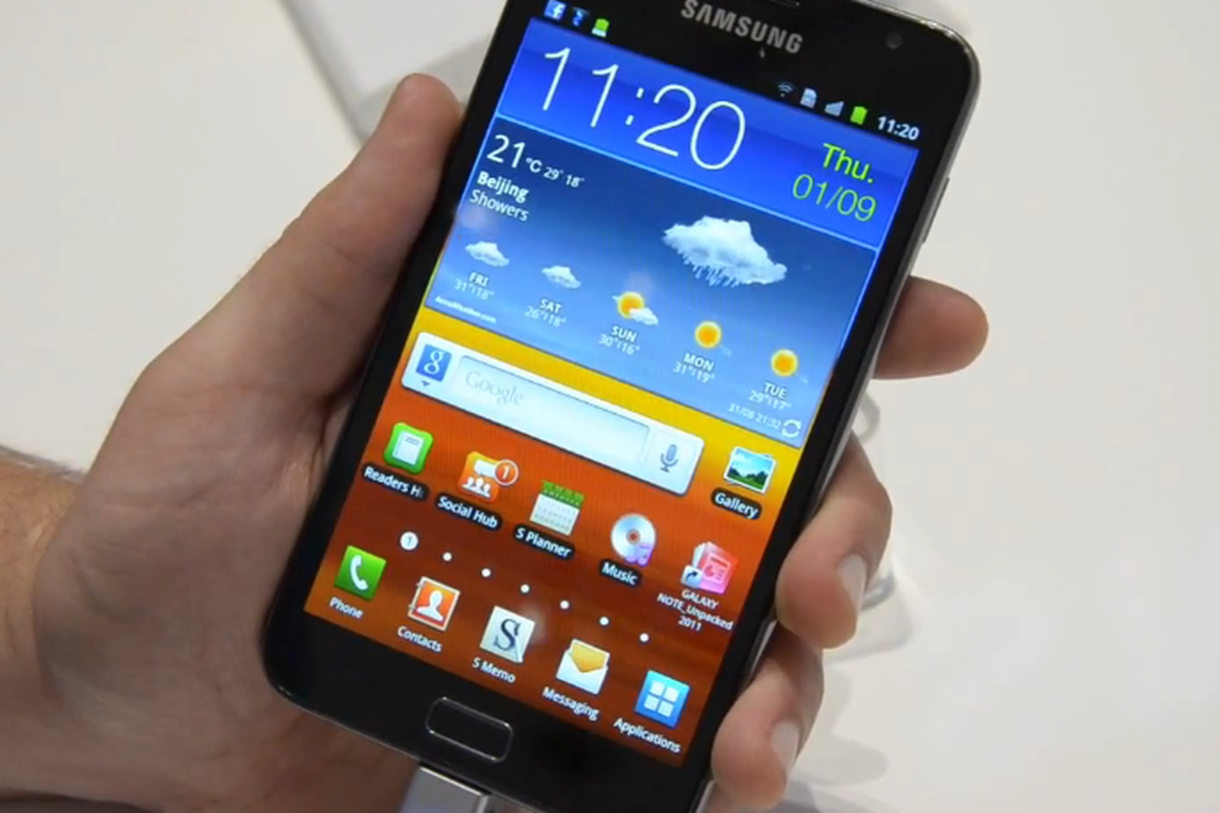 Samsung Galaxy Note hands-on
