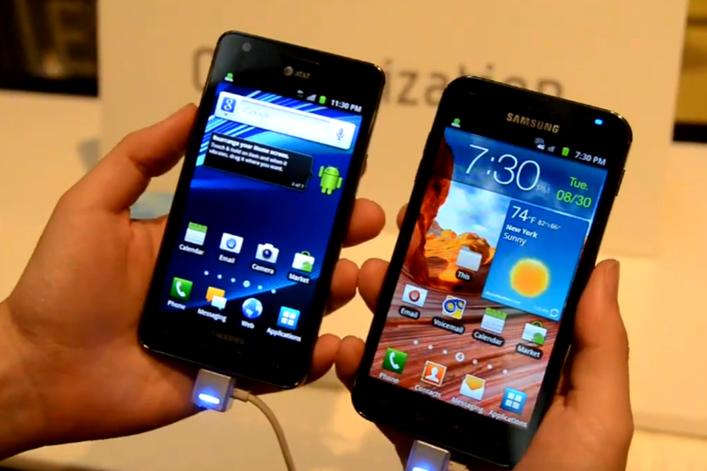 Galaxy SII AT&T, Sprint Galaxy S II Epic 4G Touch hands-on