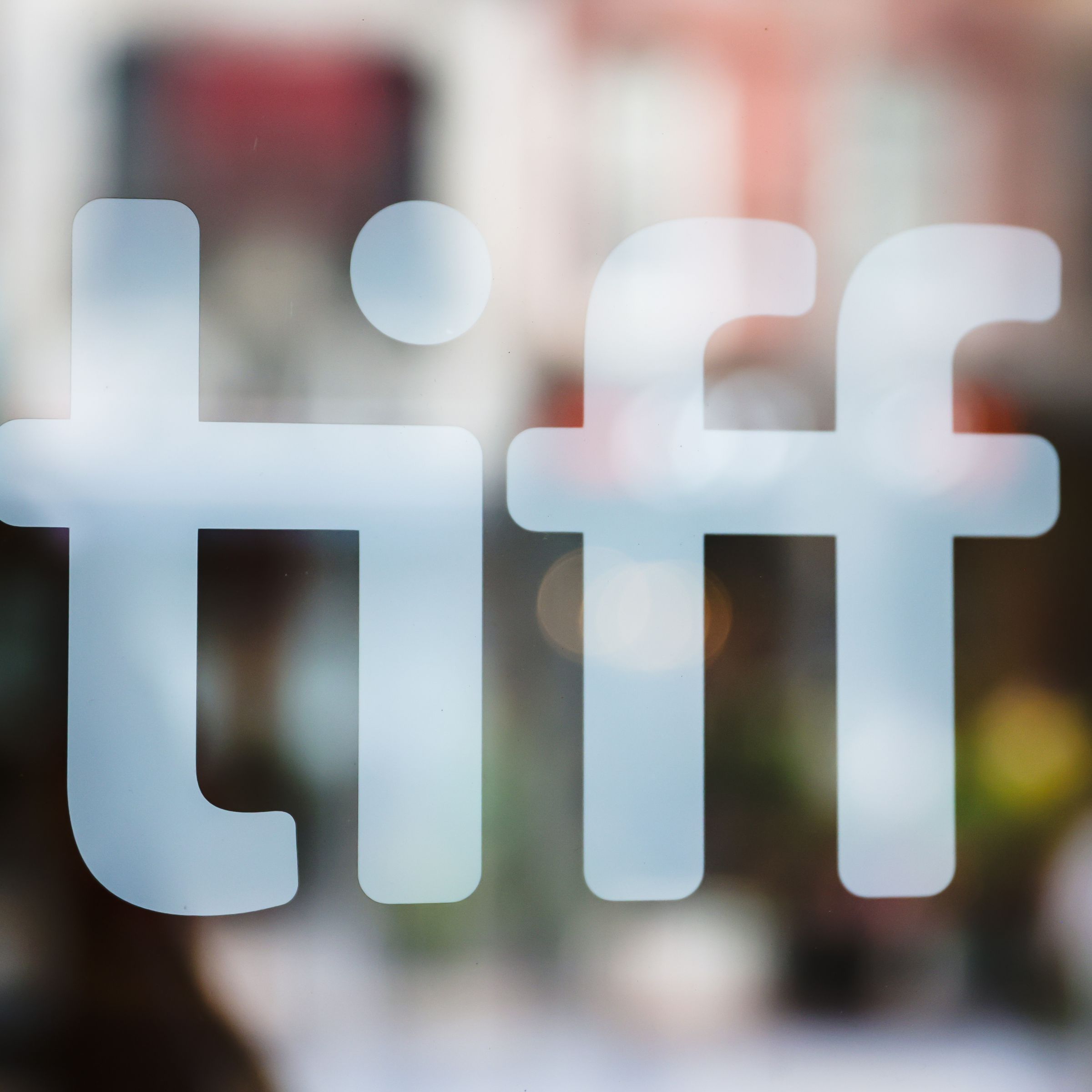 A TIFF logo is seen outside the TIFF Lightbox ahead of the 2024 Toronto International Film Festival on September 03, 2024 in Toronto, Ontario.