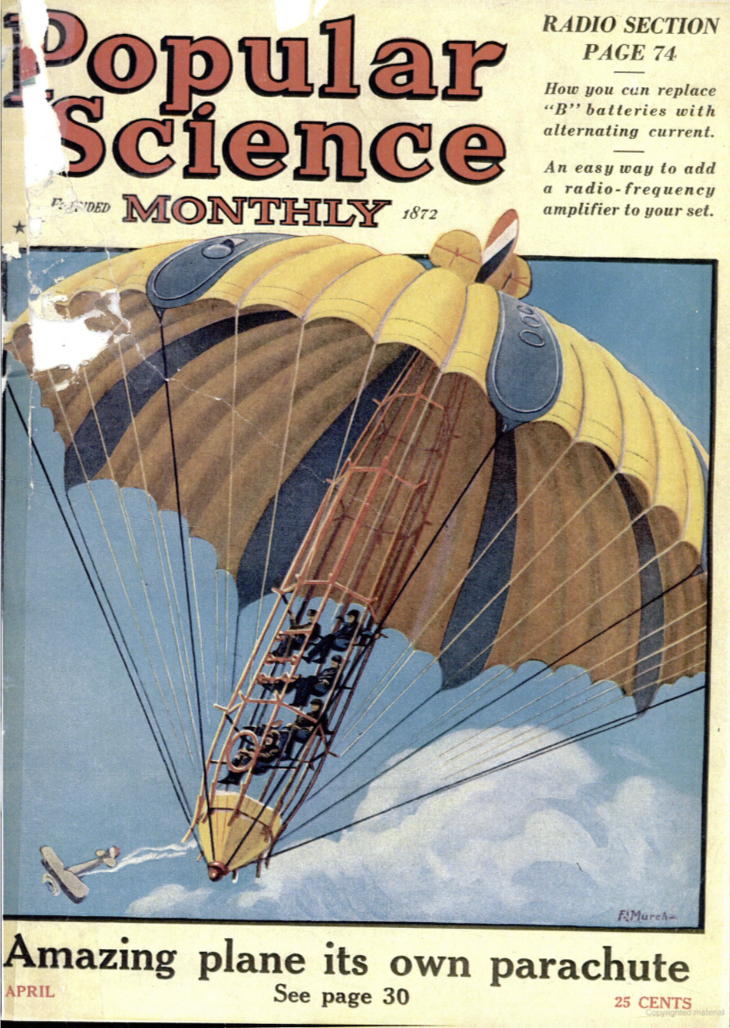 <em>The April 1925 issue of </em>Popular Science.