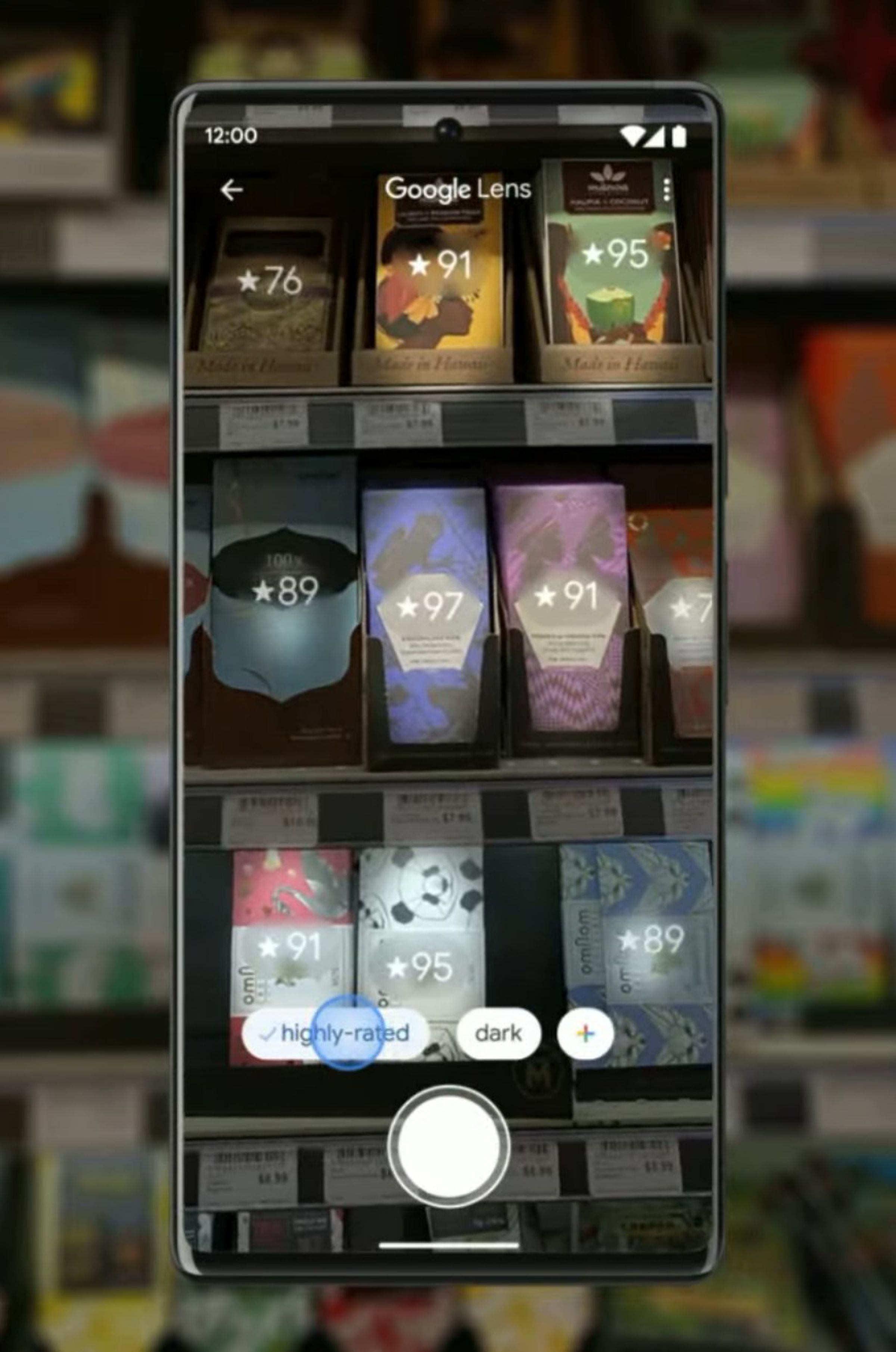 Google Lens will be able to help you pick out chocolate.