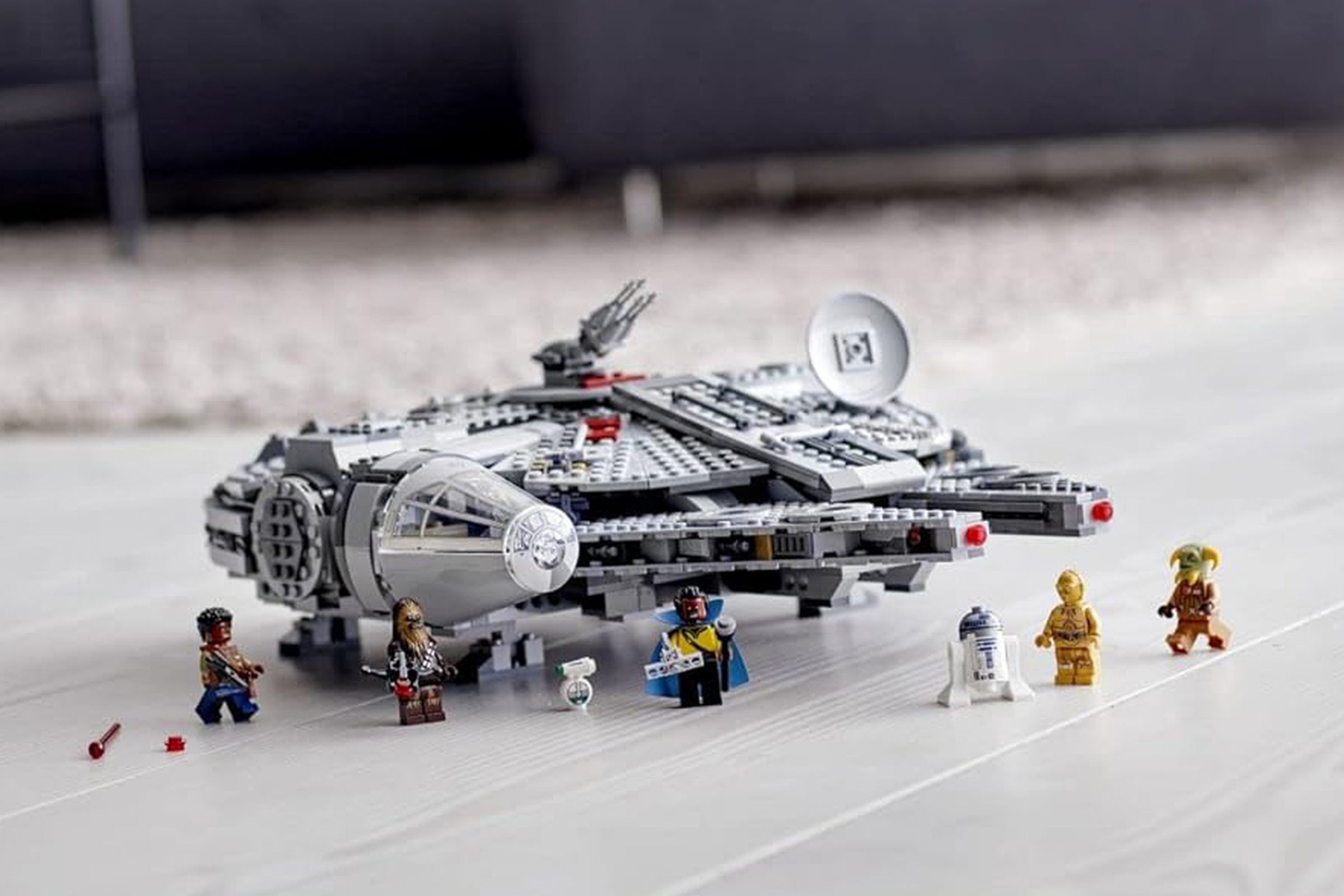 Lego Lego Star Wars Millennium Falcon Set Lifestyle Press Image 2