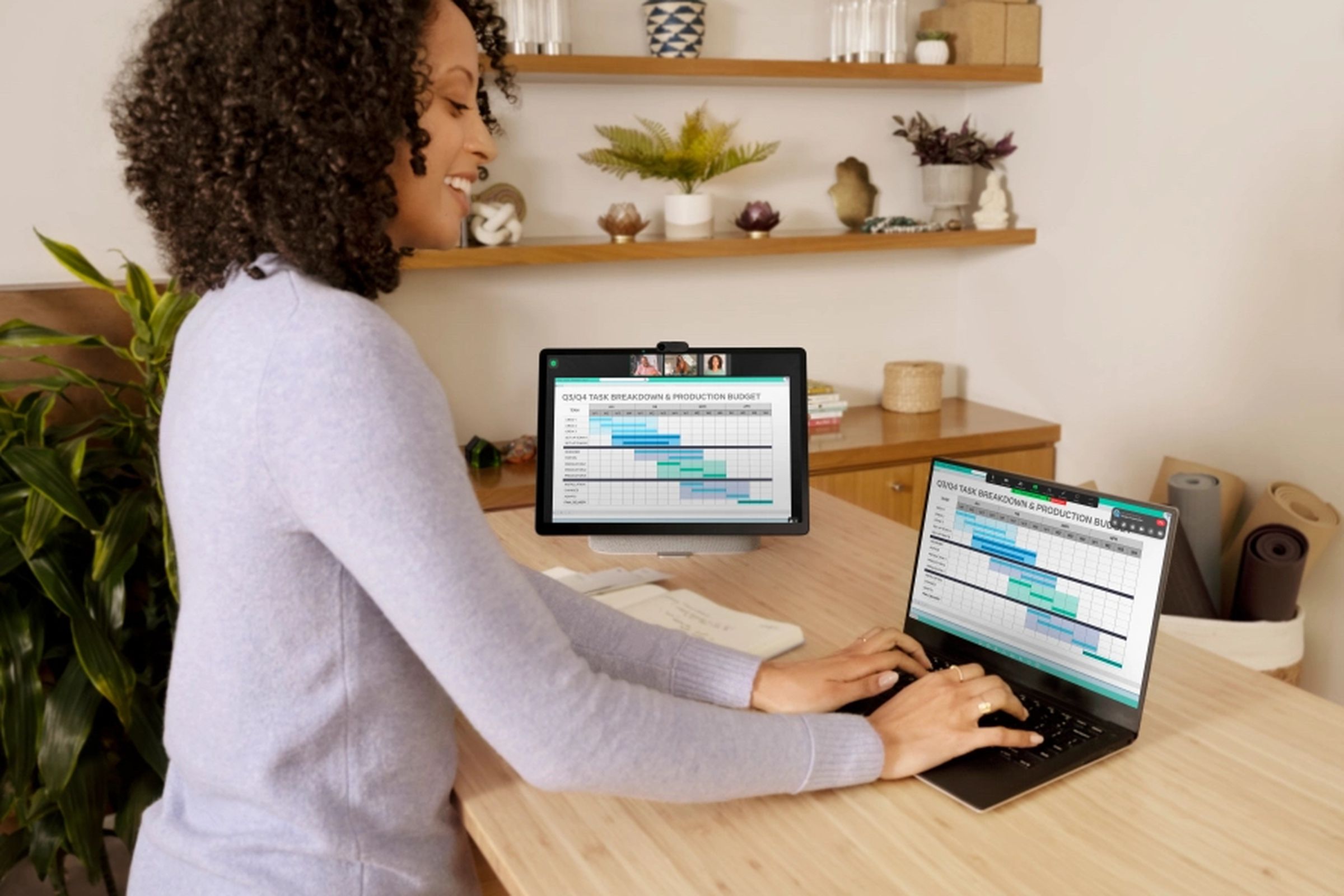 Meta’s smart displays gain support for Duet Display and can now be controlled by a Mac.