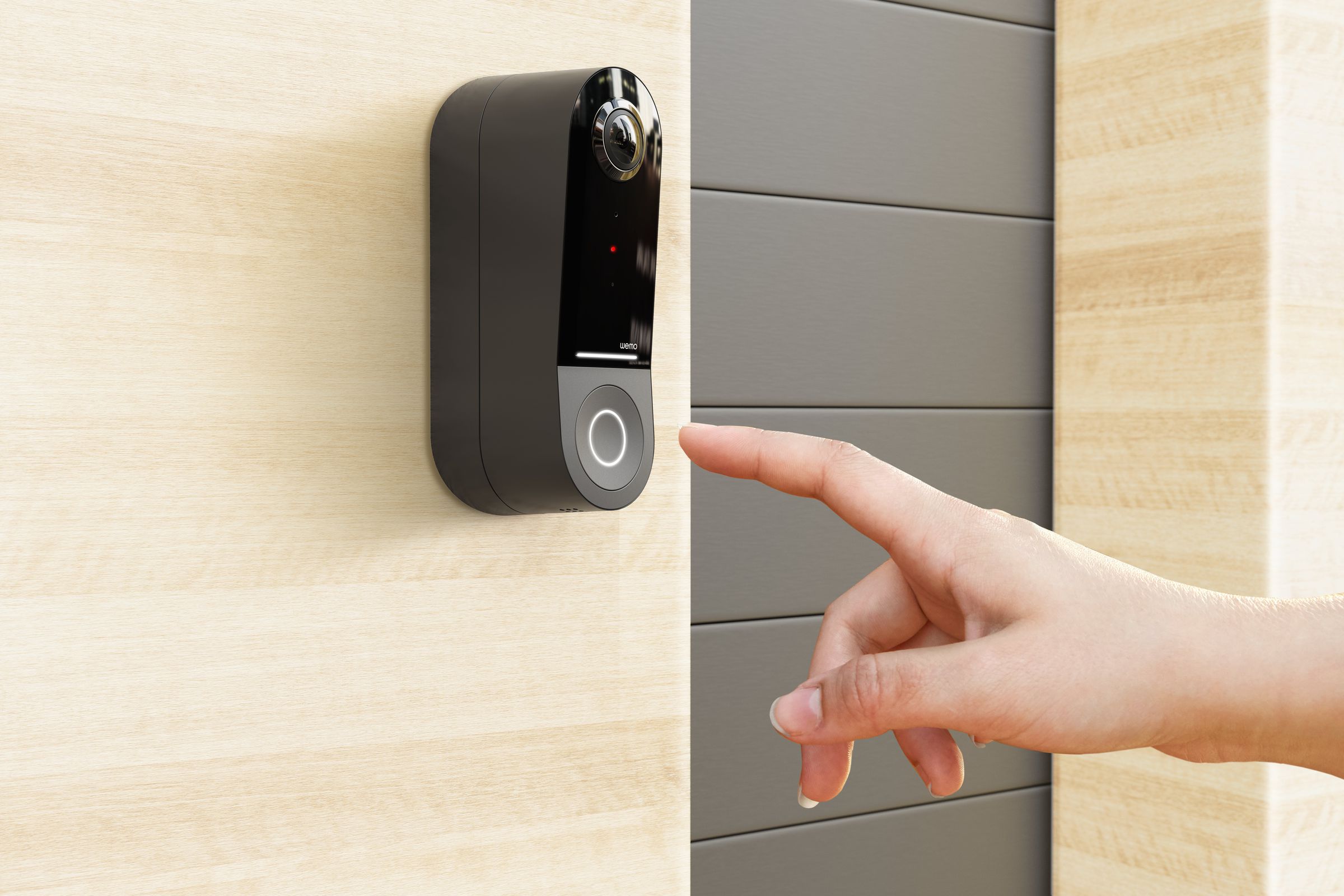 The Wemo Smart Video Doorbell is a chunky little fellow.