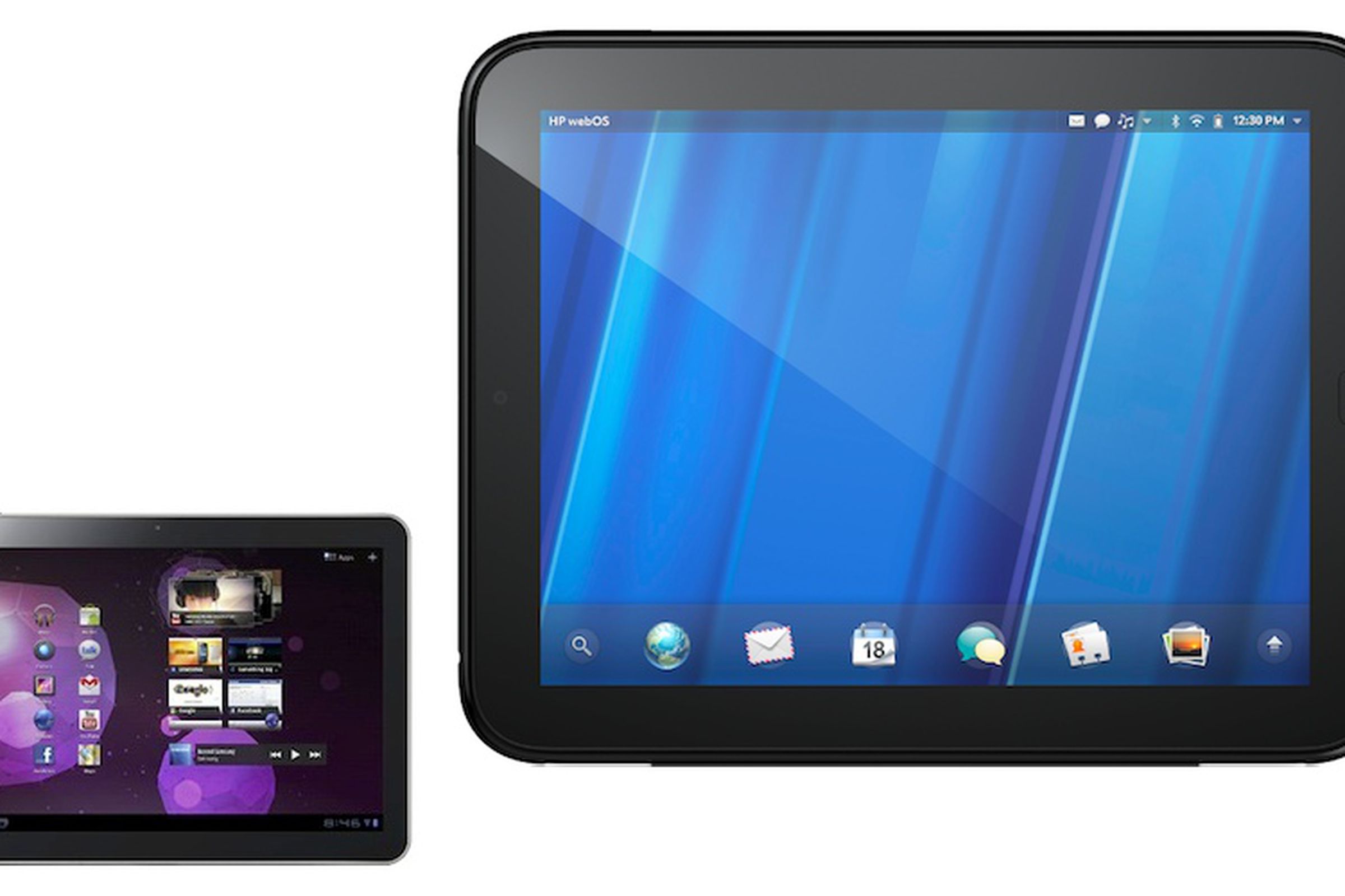 Touchpad vs. Galaxy Tab