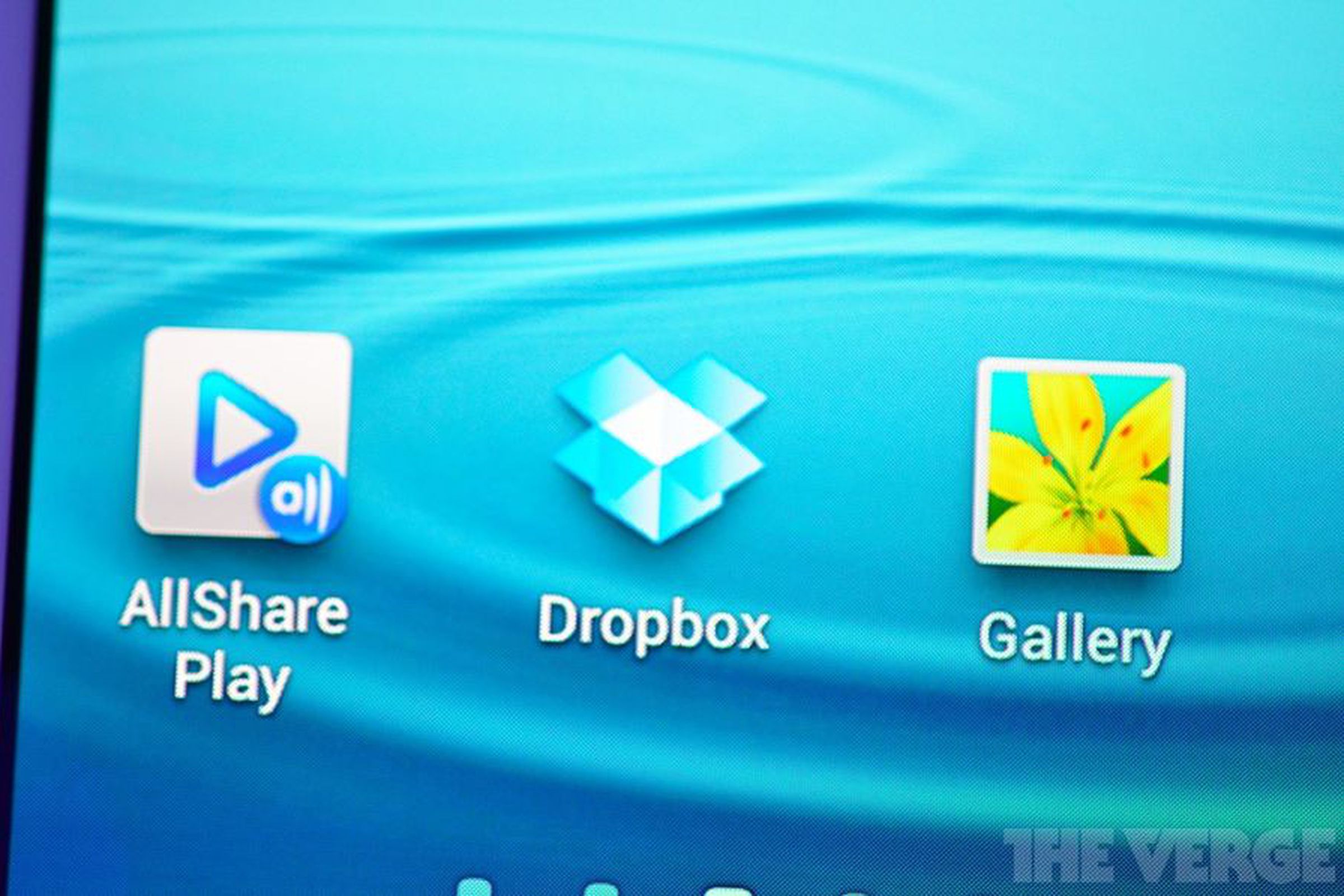 Samsung Galaxy S III Dropbox