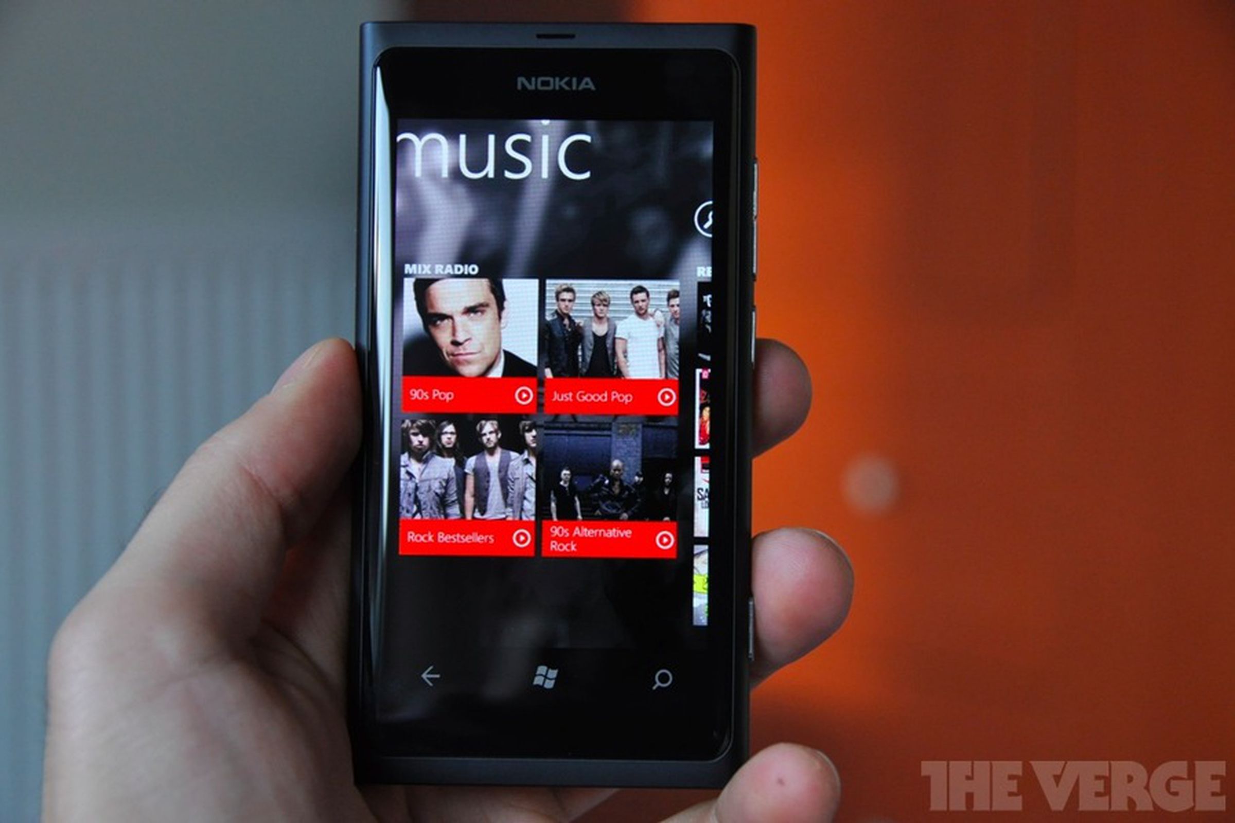 MixRadio Nokia Lumia 800