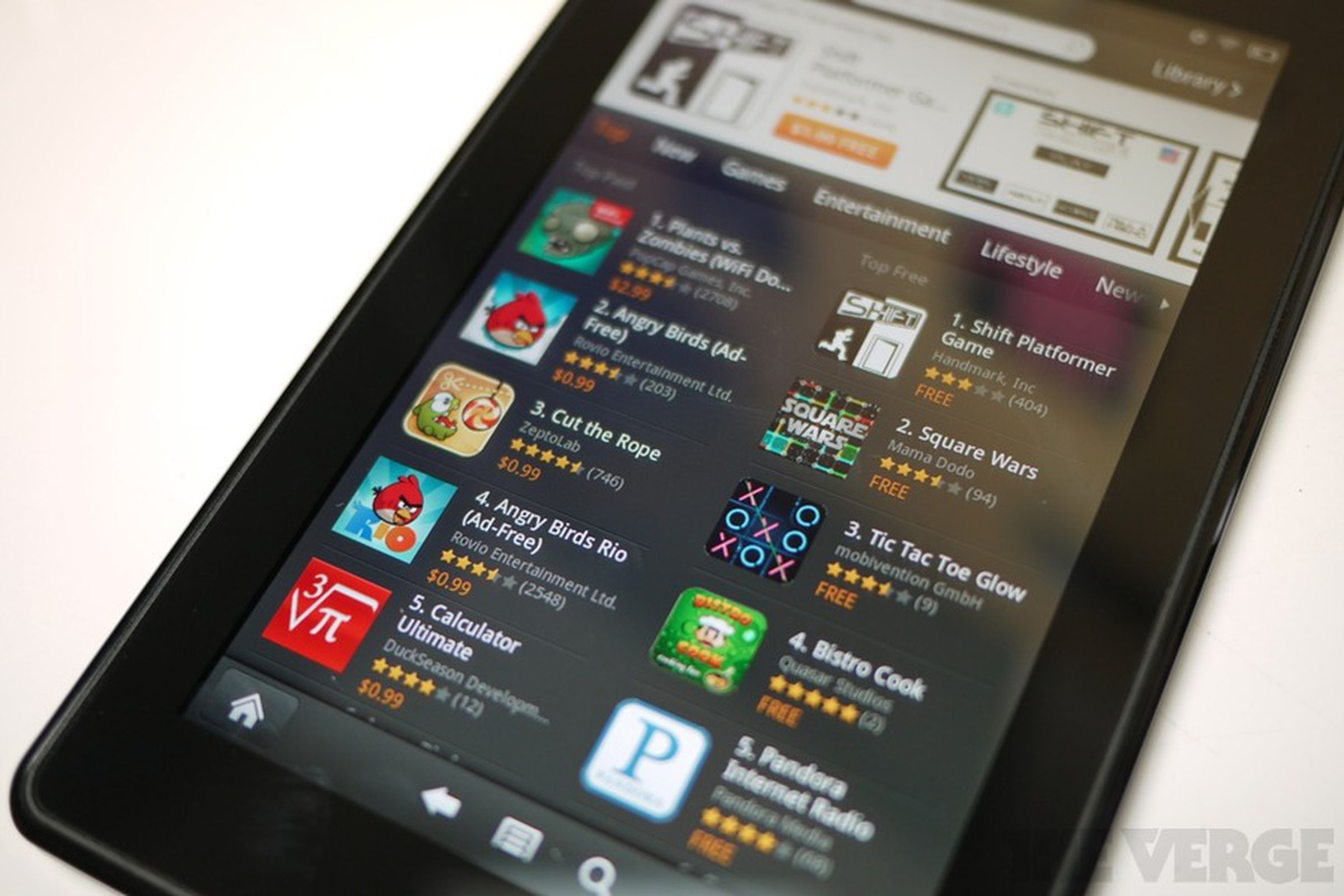 Kindle Fire Amazon Appstore