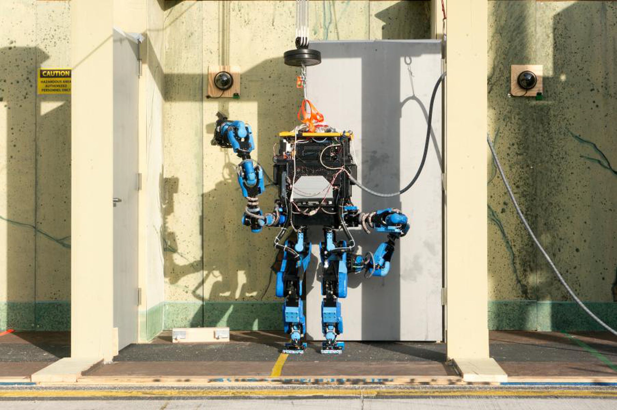 The robotics companies Google bought in 2013 were focused on ambitious legged robots, like the one above designed by Schaft. 