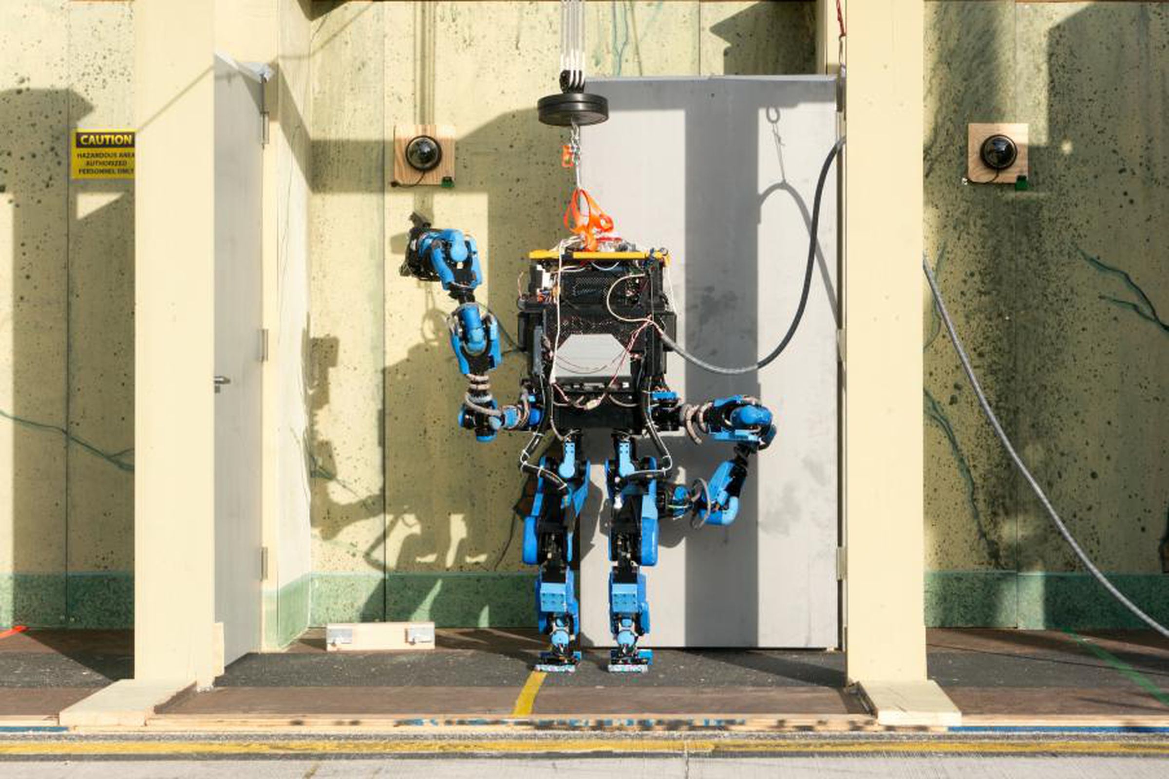 Schaft’s upright robots competed in the DARPA Robotics Challenge (DRC) in 2013. 