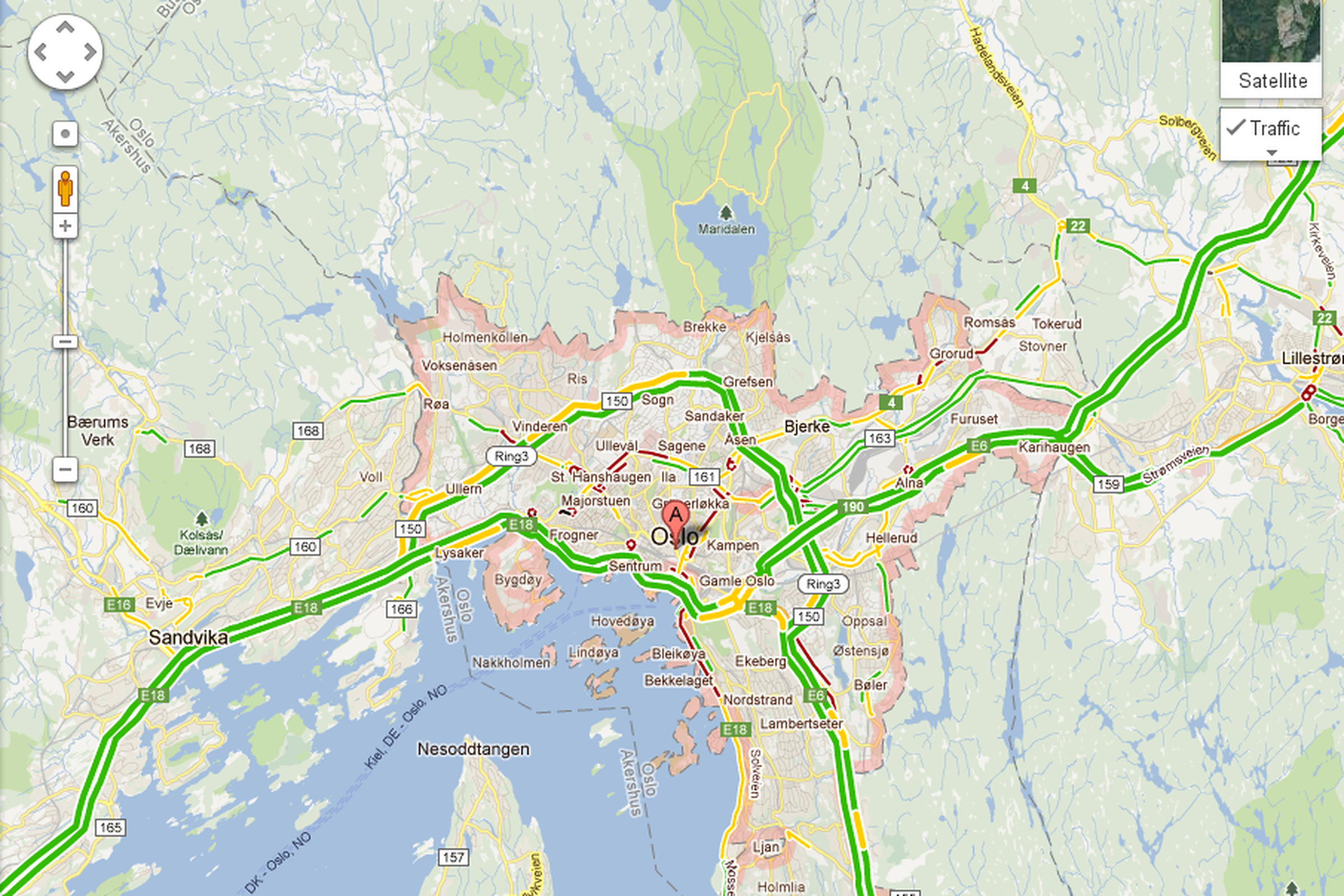 Google Maps Oslo