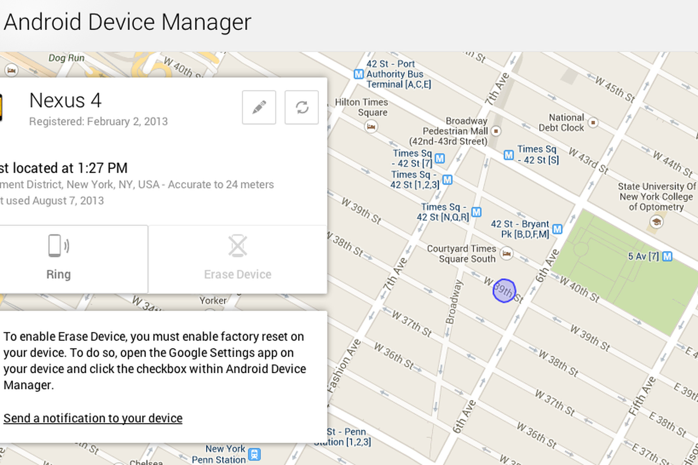 Android Device MAnager
