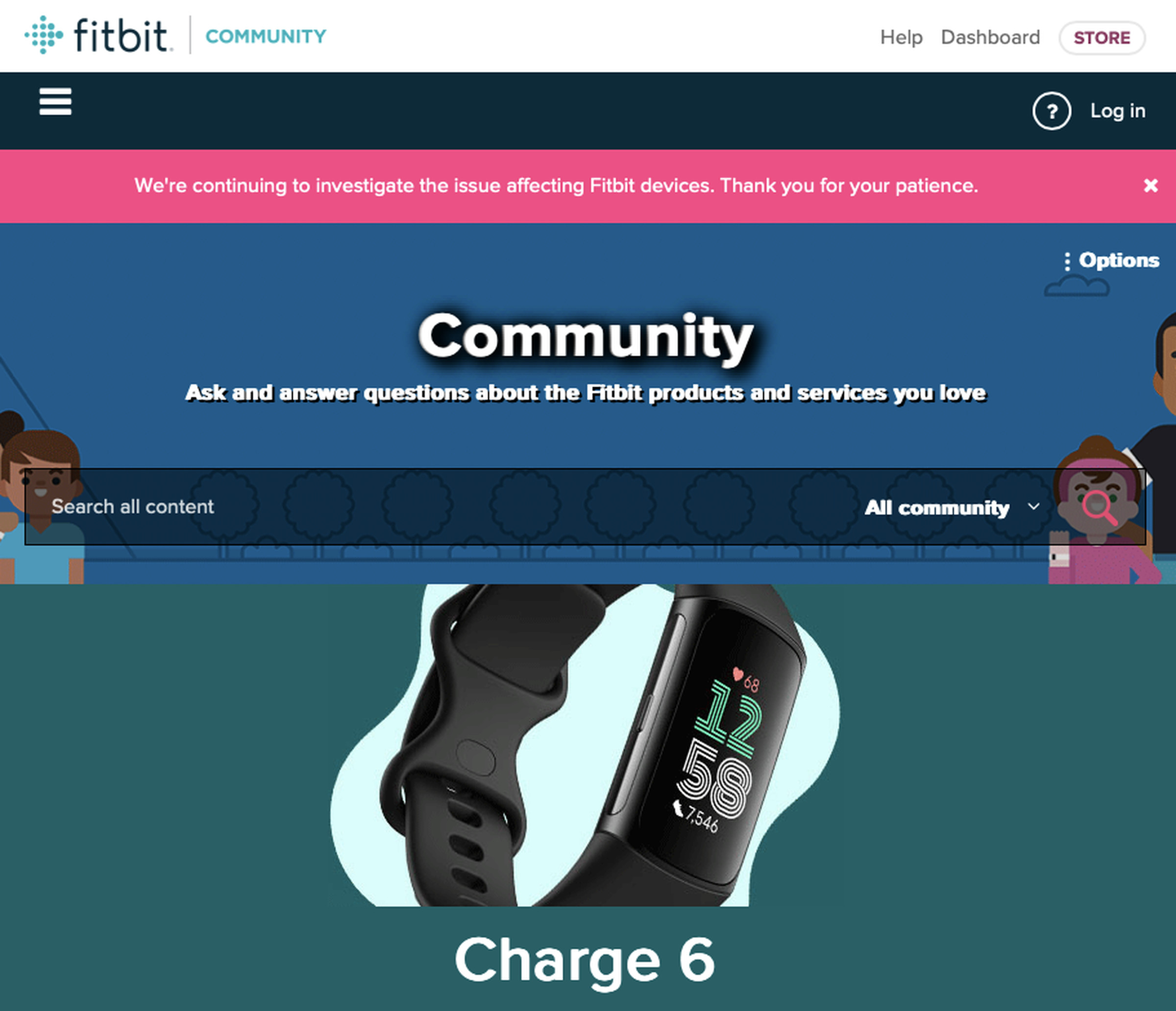 A screenshot of a Fitbit community page.